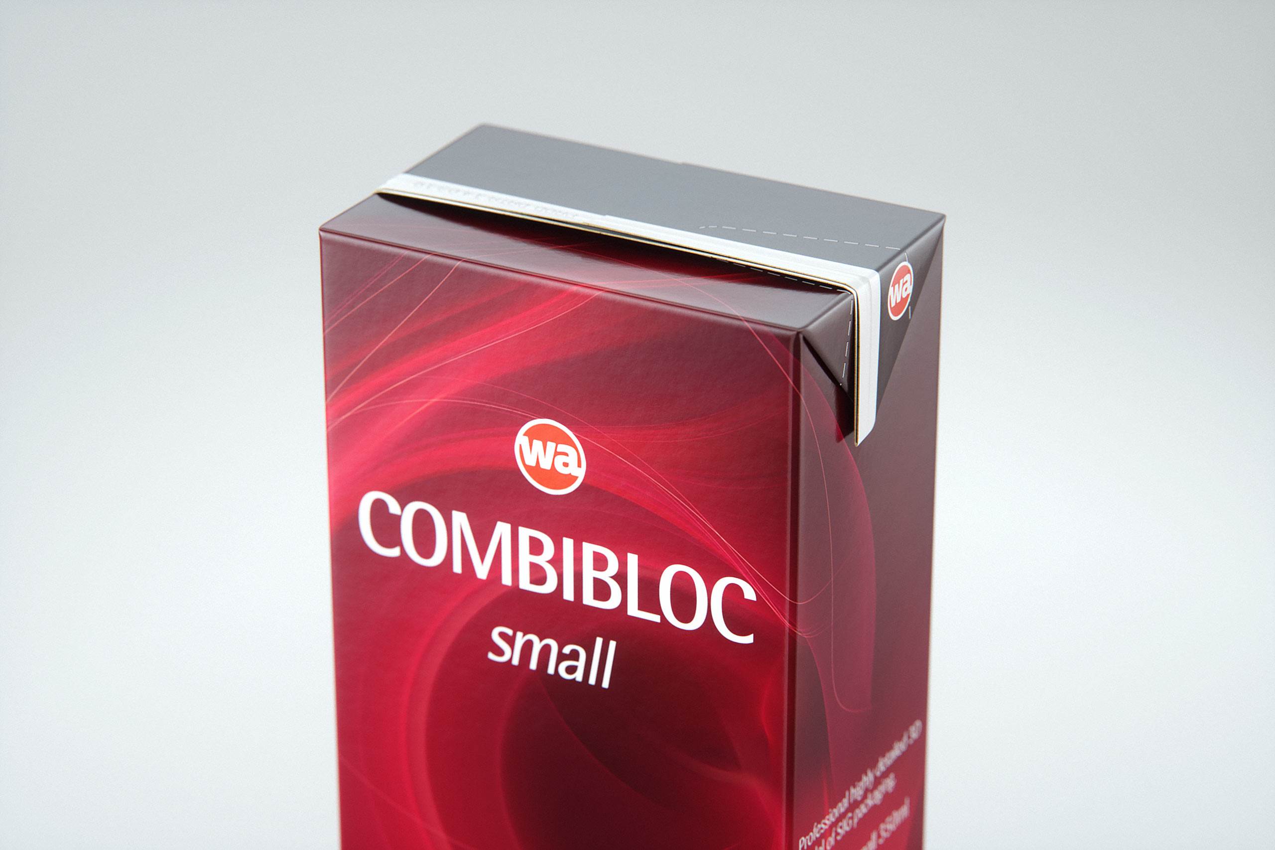 SIG CombiBloc Small 350ml with perforation and a straw hole packaging 3D model pak