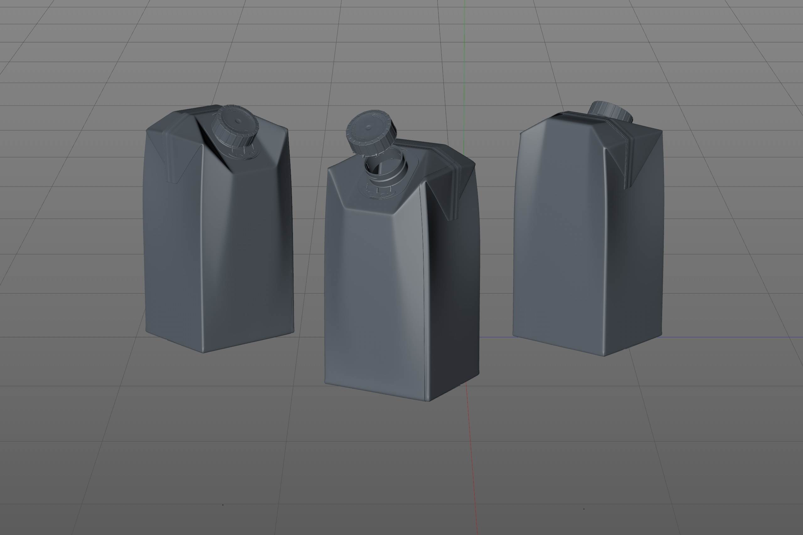 Packaging 3D model of SIG Combifit Premium 500ml with Combi-Swift closer