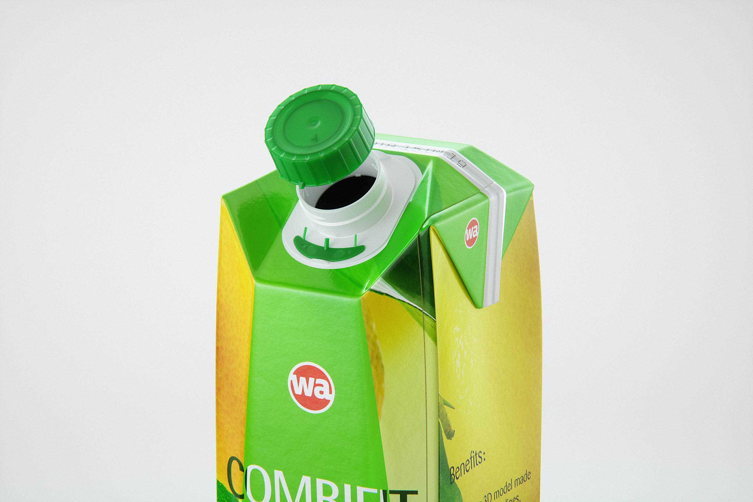 SIG Combifit Premium 750ml with Combi-Swift closer Packaging 3D model pak