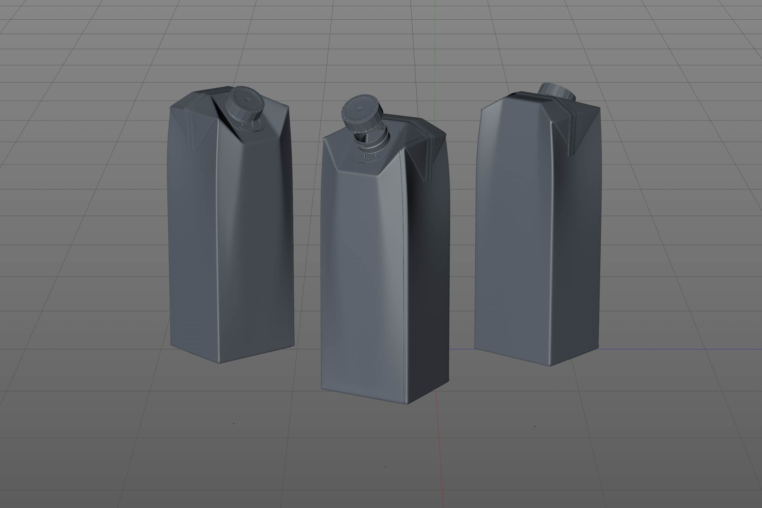 SIG Combifit Premium 750ml with Combi-Swift closer Packaging 3D model pak