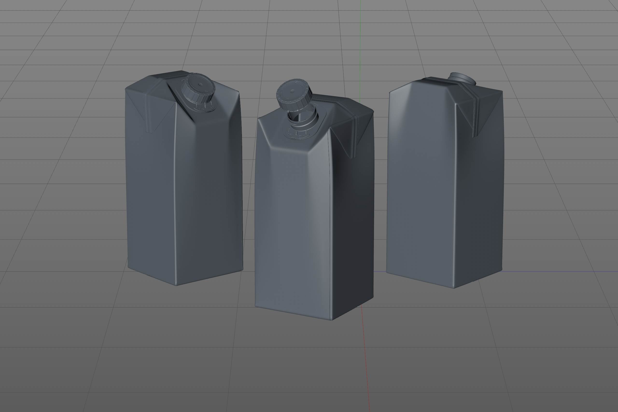 SIG Combifit Midi 750ml with CombiSwift carton packaging 3D model