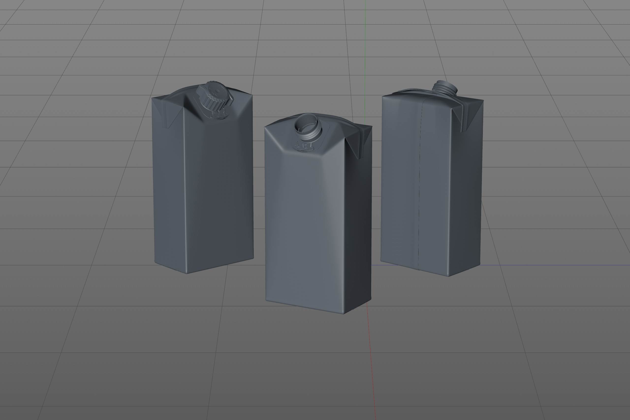 SIG combiFit Small 300ml with combiSmart closure packaging 3D model