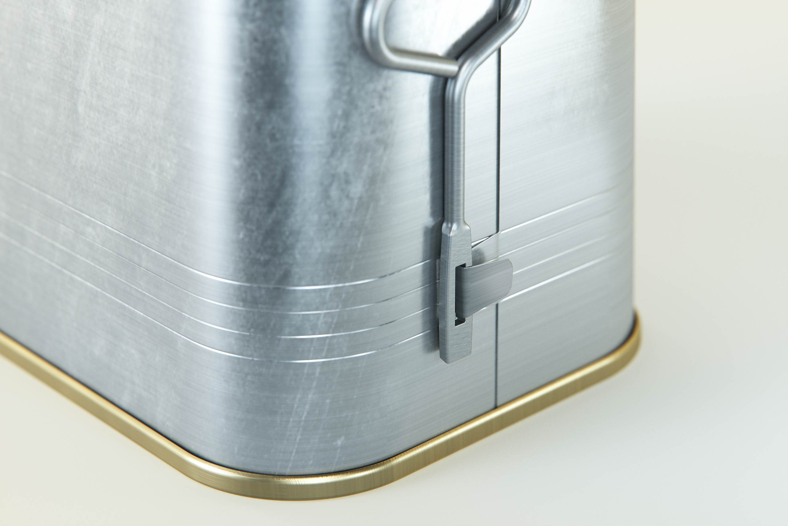 Corned Beef metal cans 340g (2 set) with the key packaging 3d model
