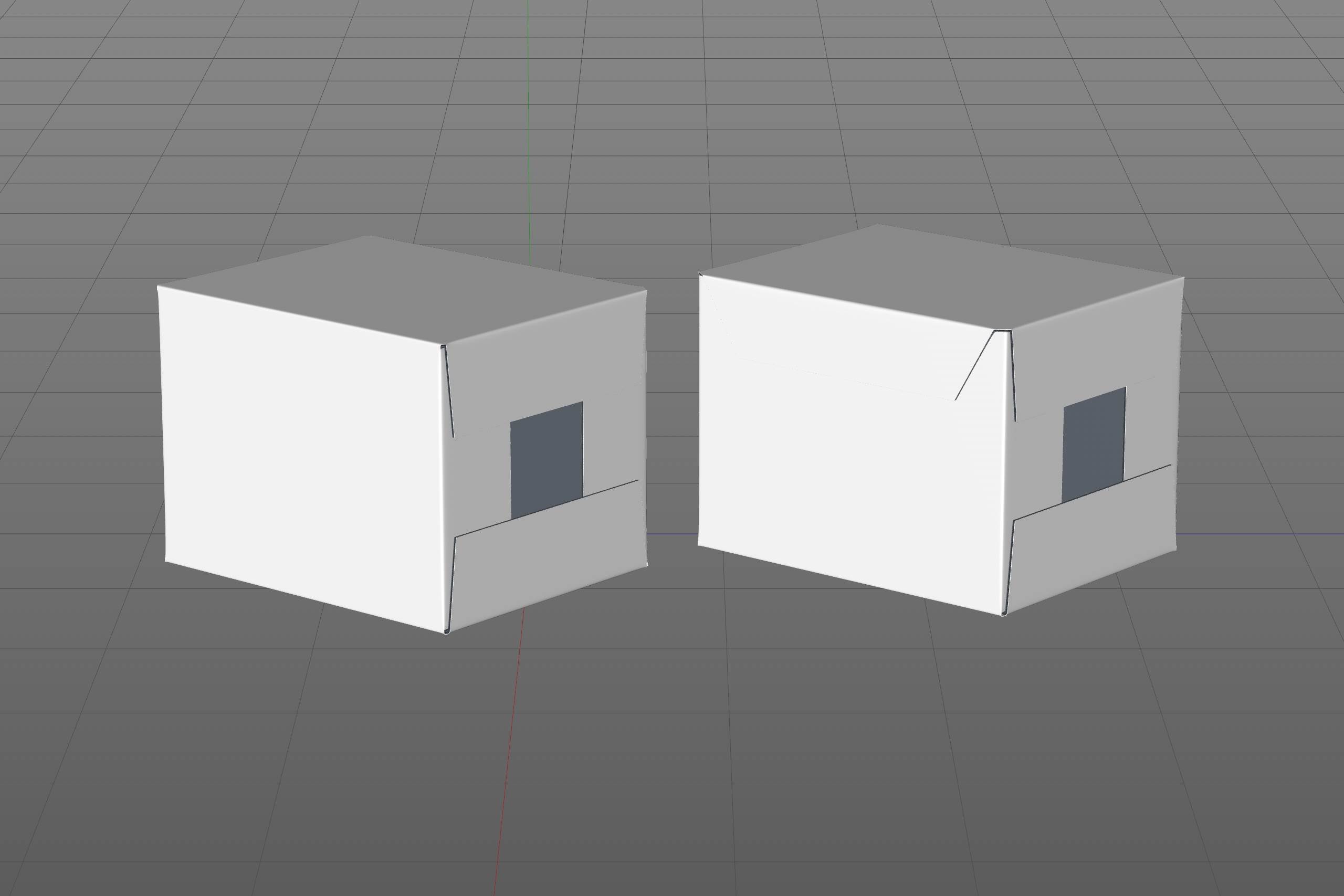 Packaging 3D model of Corrugated Cardboard Box for x12 Tetra Brick Edge 250ml