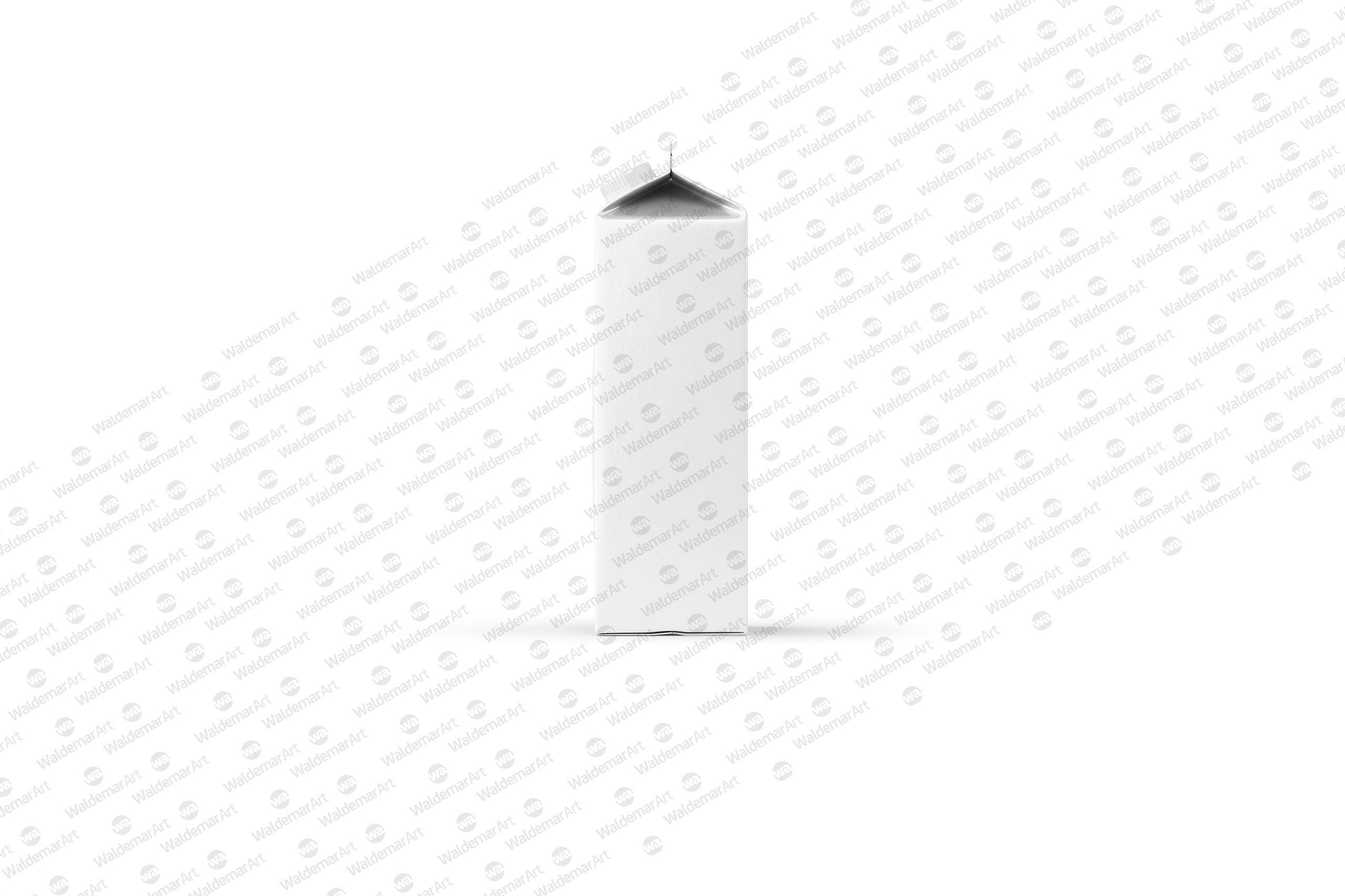 Packaging Mockup of Elopak Pure-Pak Classic-Curve 1000ml - Side view