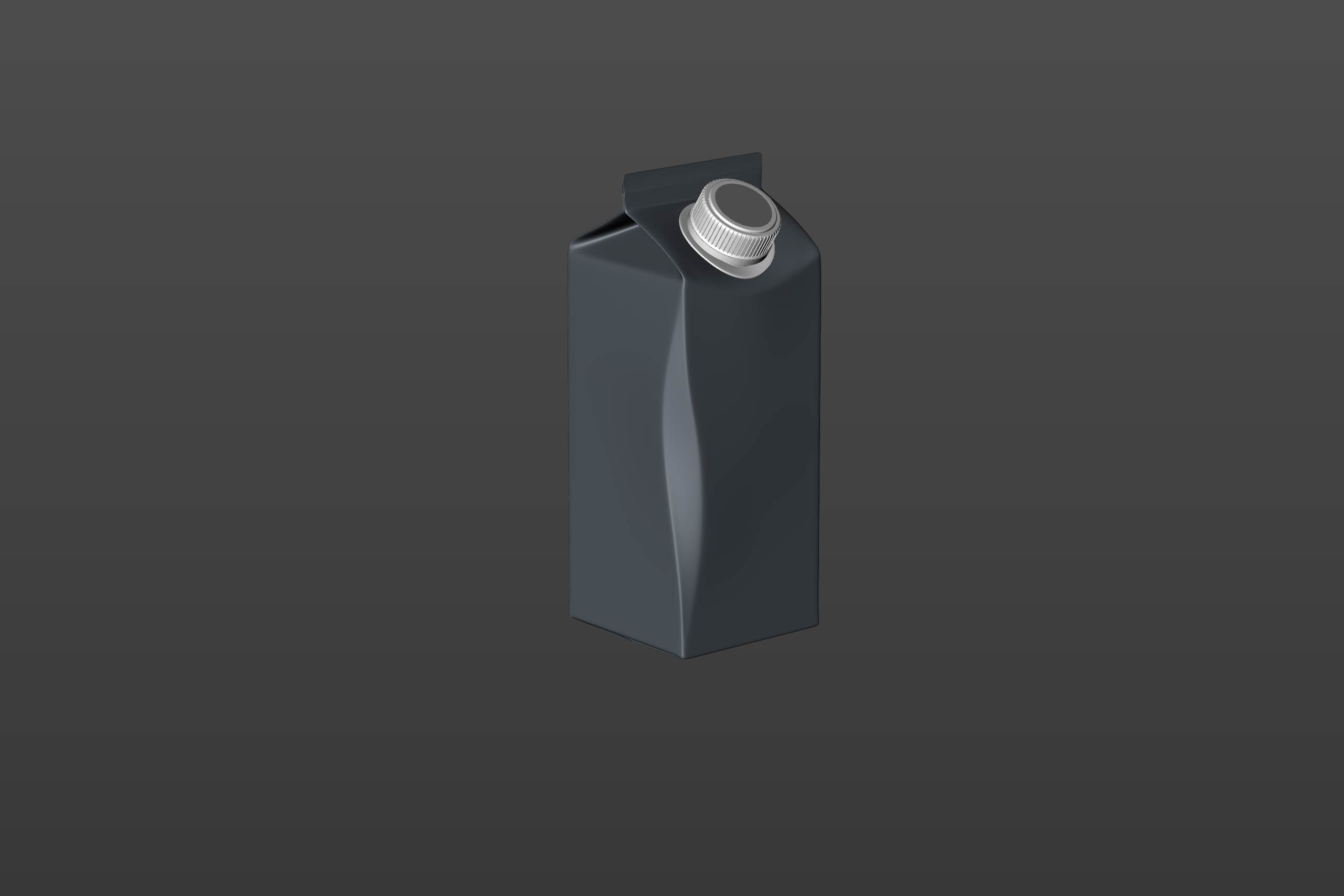 Elopak Pure-Pak Diamond Curve 750ml - clay render