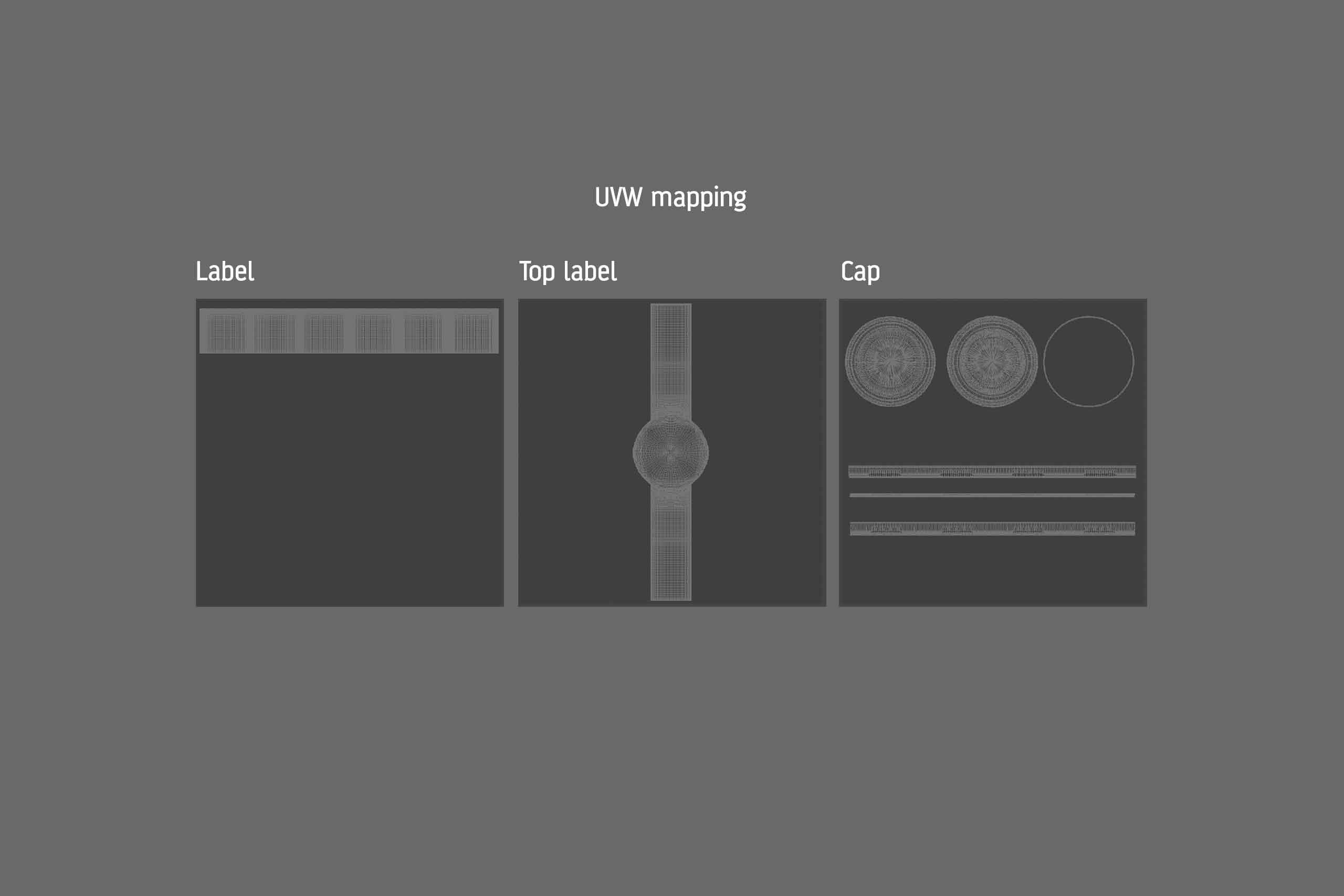 German Honey Glass Jar 125g packaging 3d model