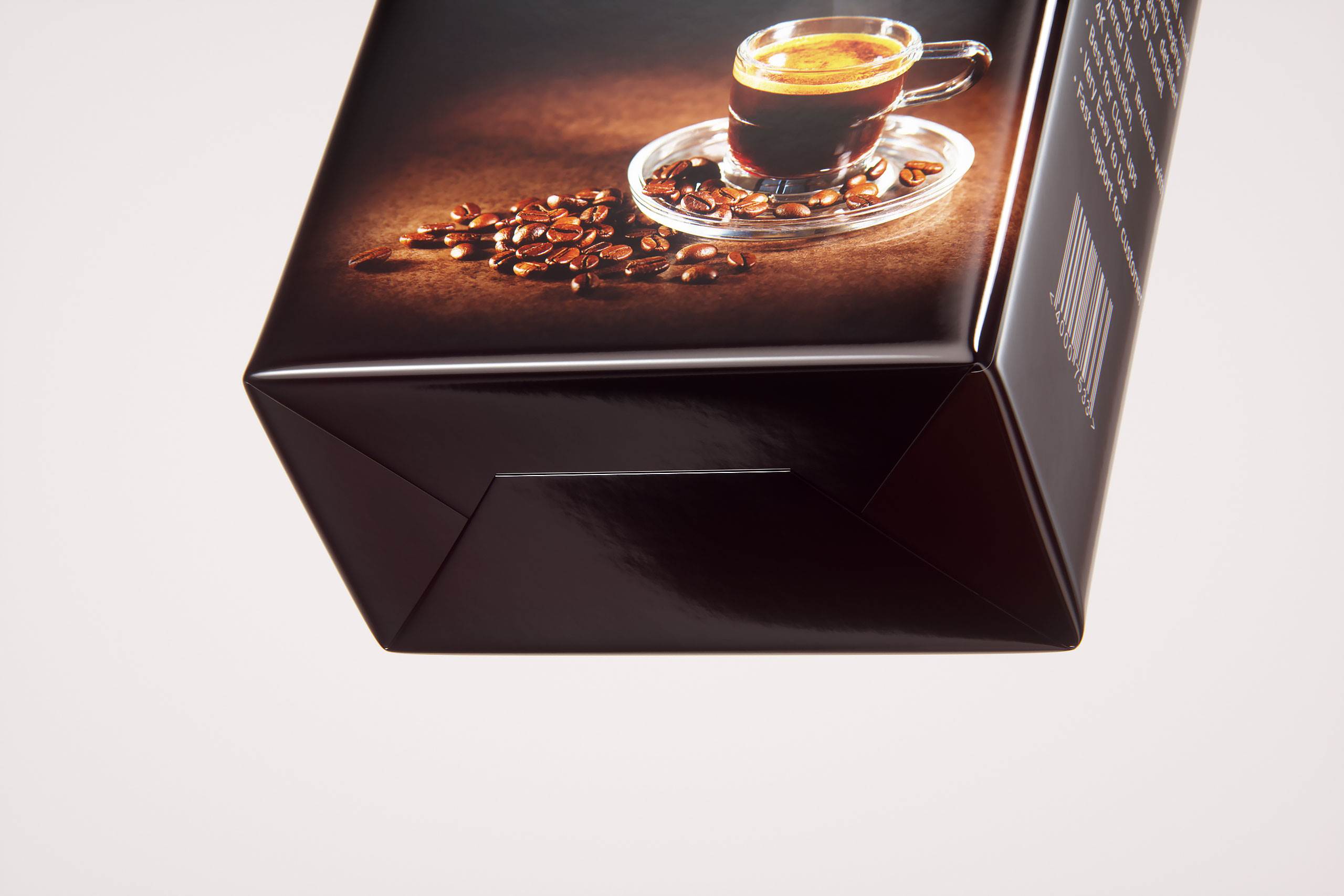 Ground Coffee Packaging 250g 3d model pack