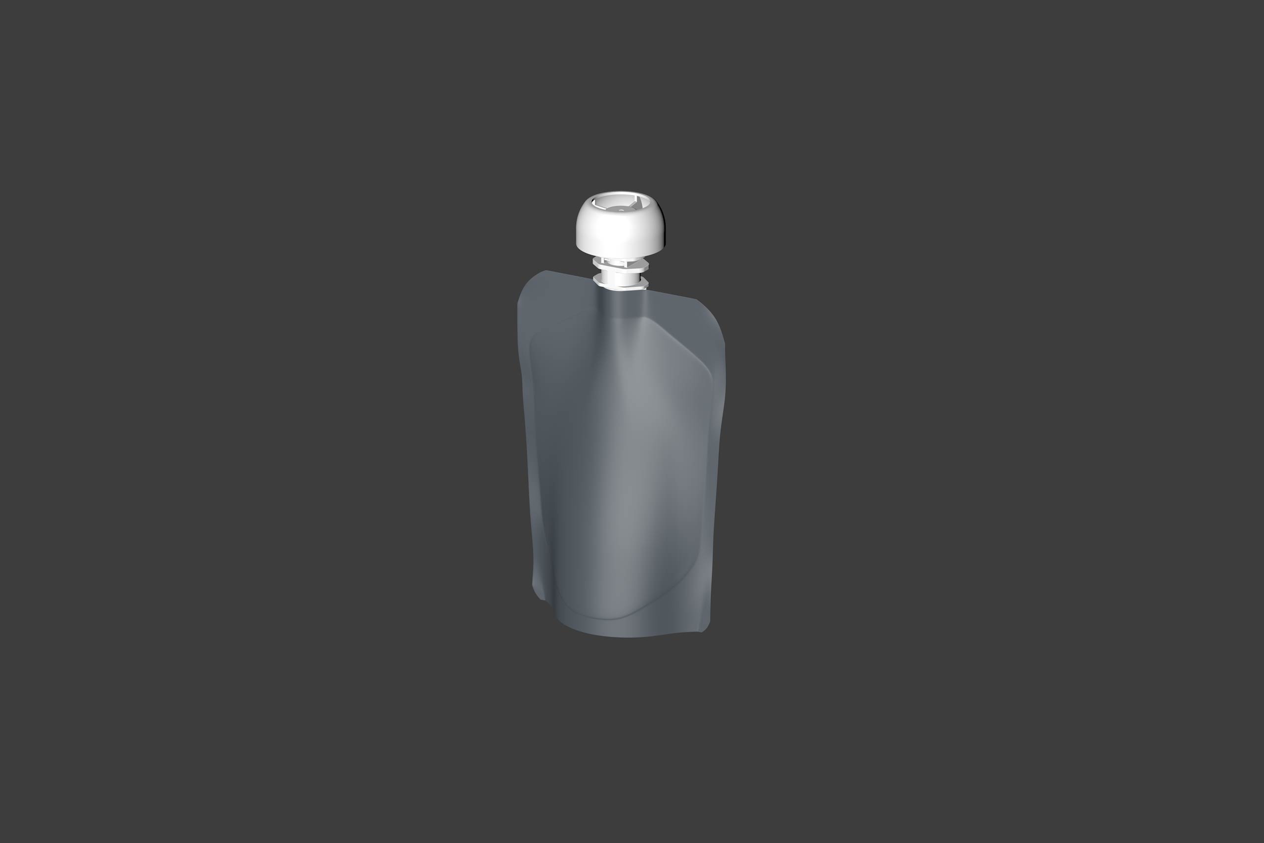 Guala Doypack Pouch 150ml premium packaging 3d model with a BabyCap