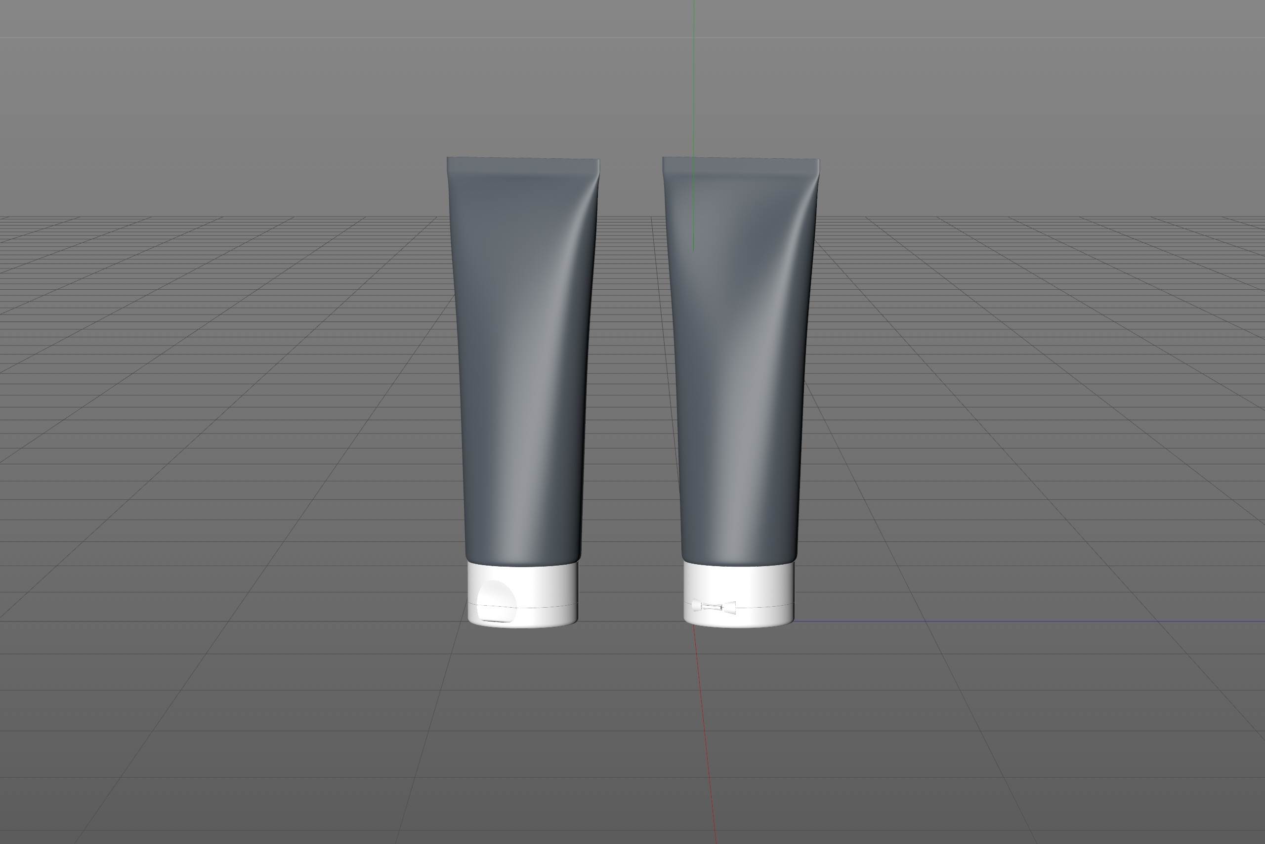 Hair Mask Plastic Tube 200ml packaging 3d model