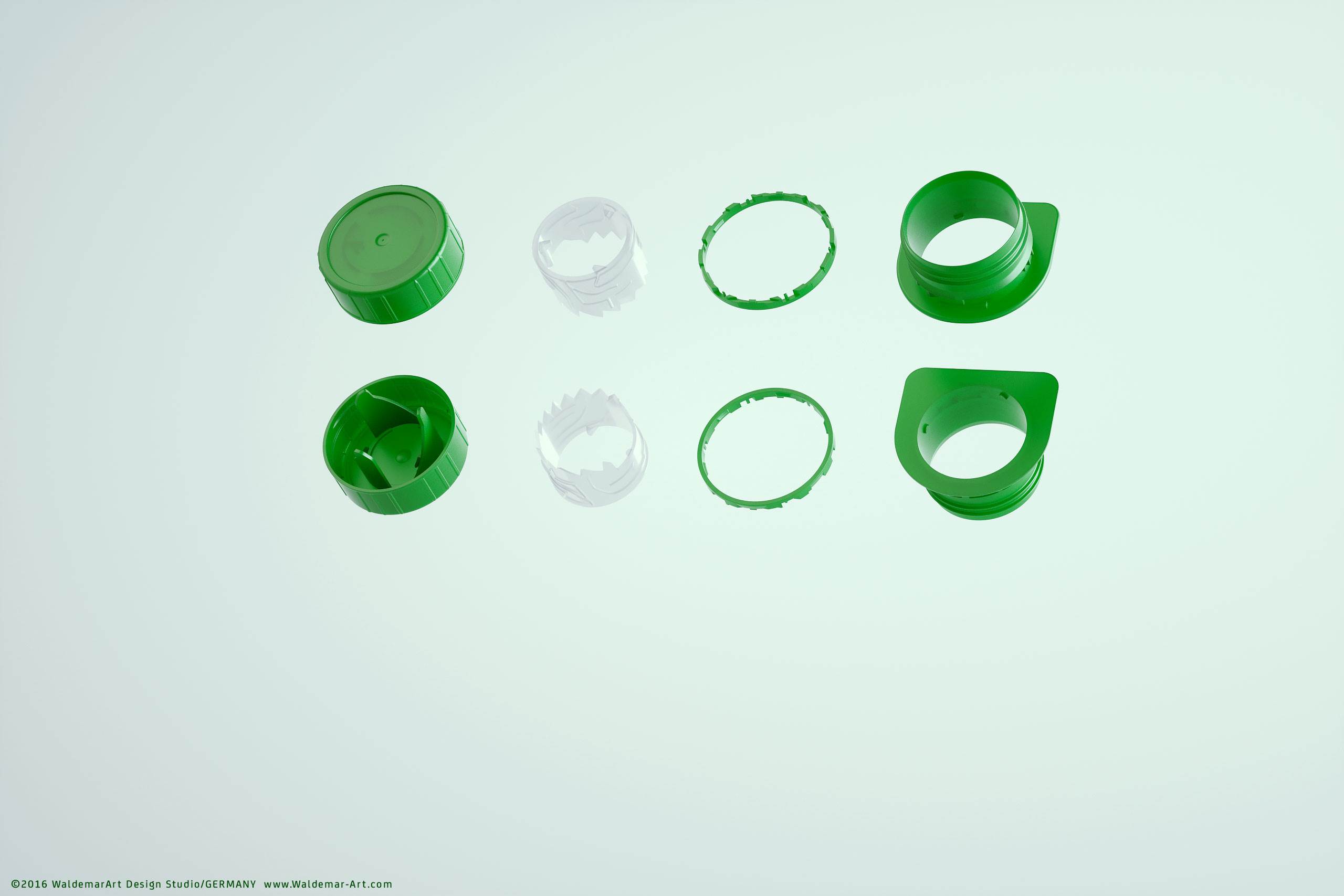 Tetra Pack Prisma Square 1000ml premium packaging 3D model pak with HeliCap 27