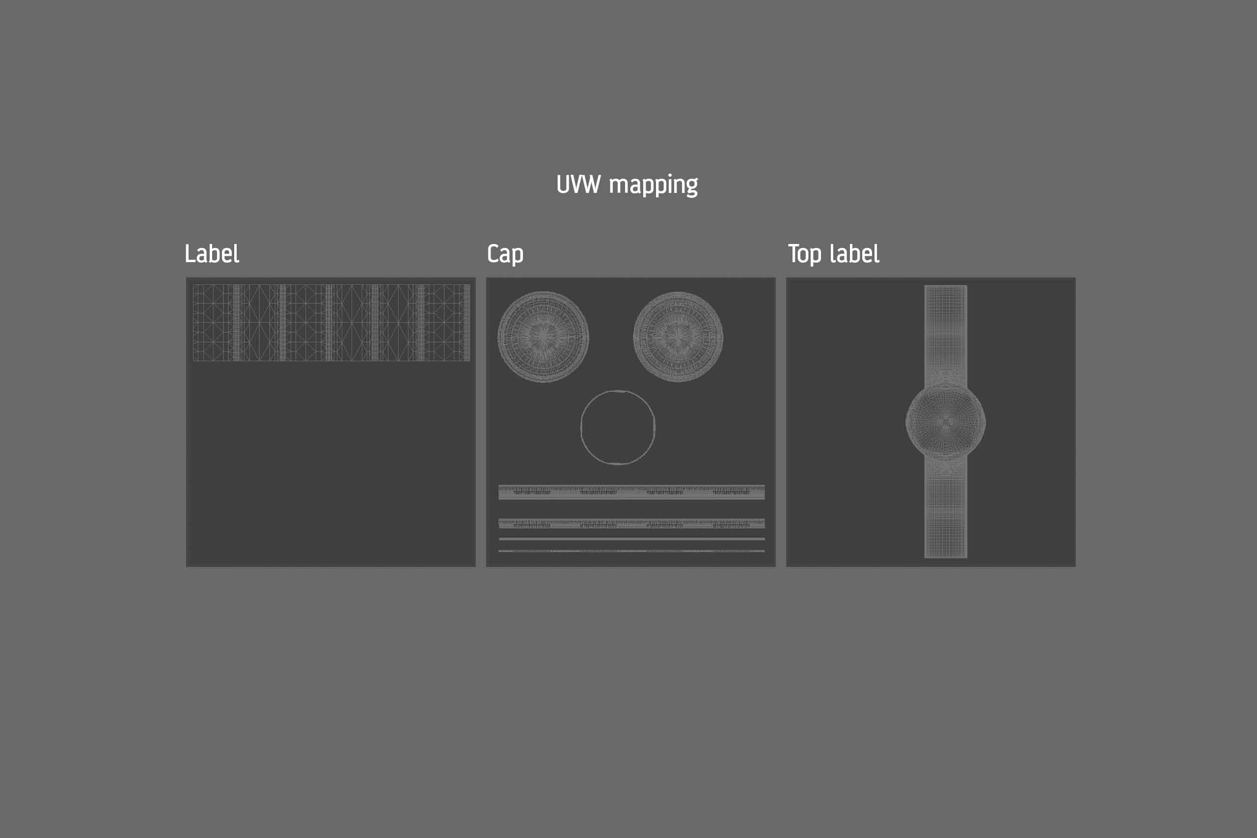 Italian Honey Glass Jar 225ml packaging 3d model