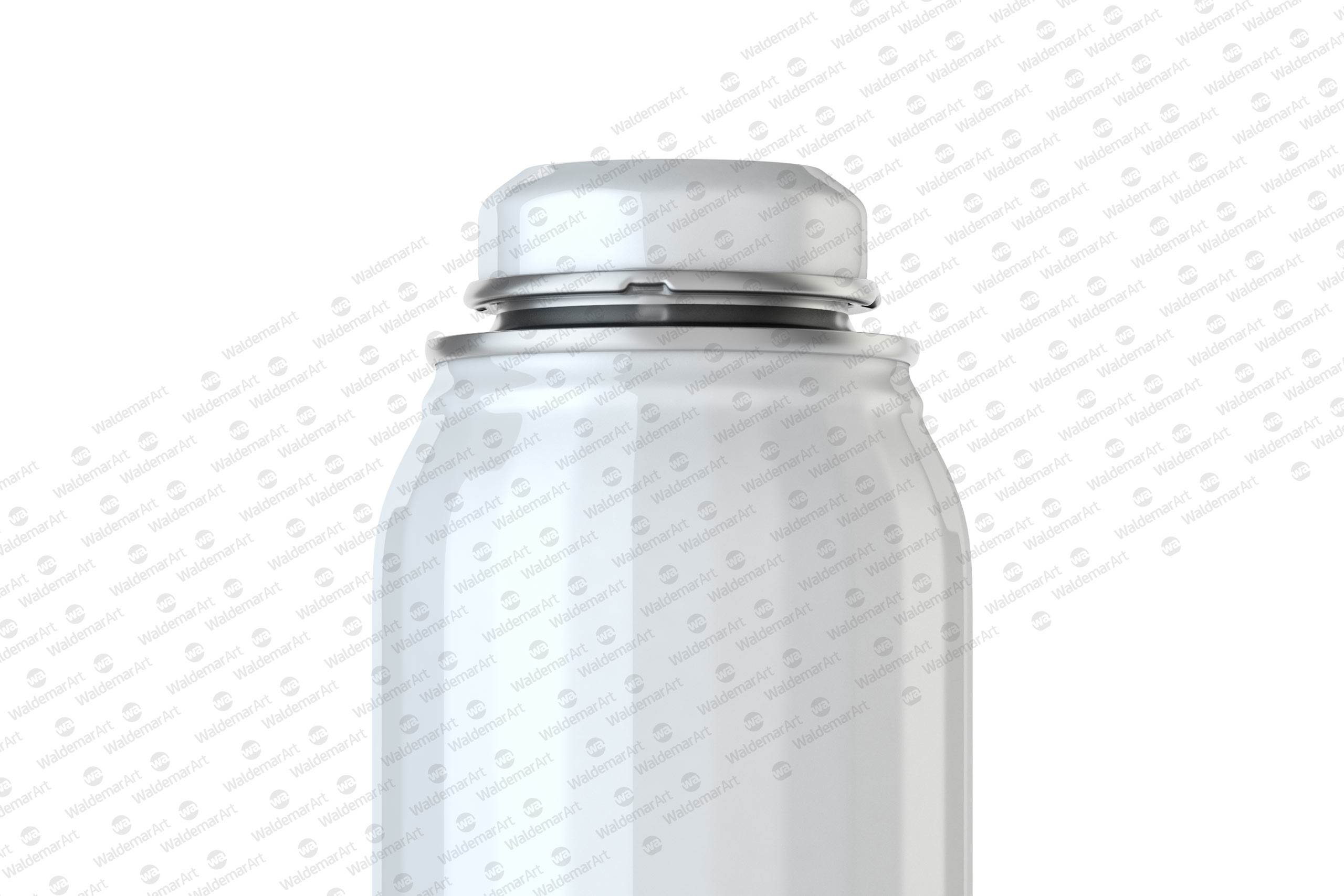 Packaging MockUp of Metal Bottle For Juices and other drinks