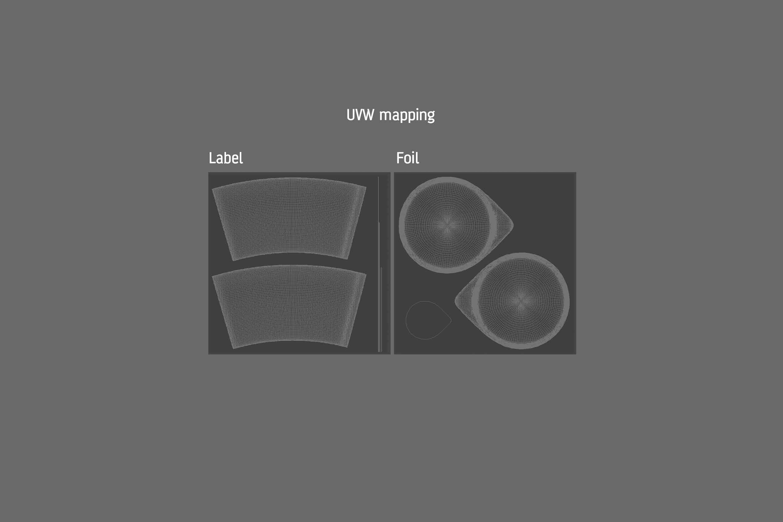 Latte Macchiato Coffee Cup 250ml packaging 3D model