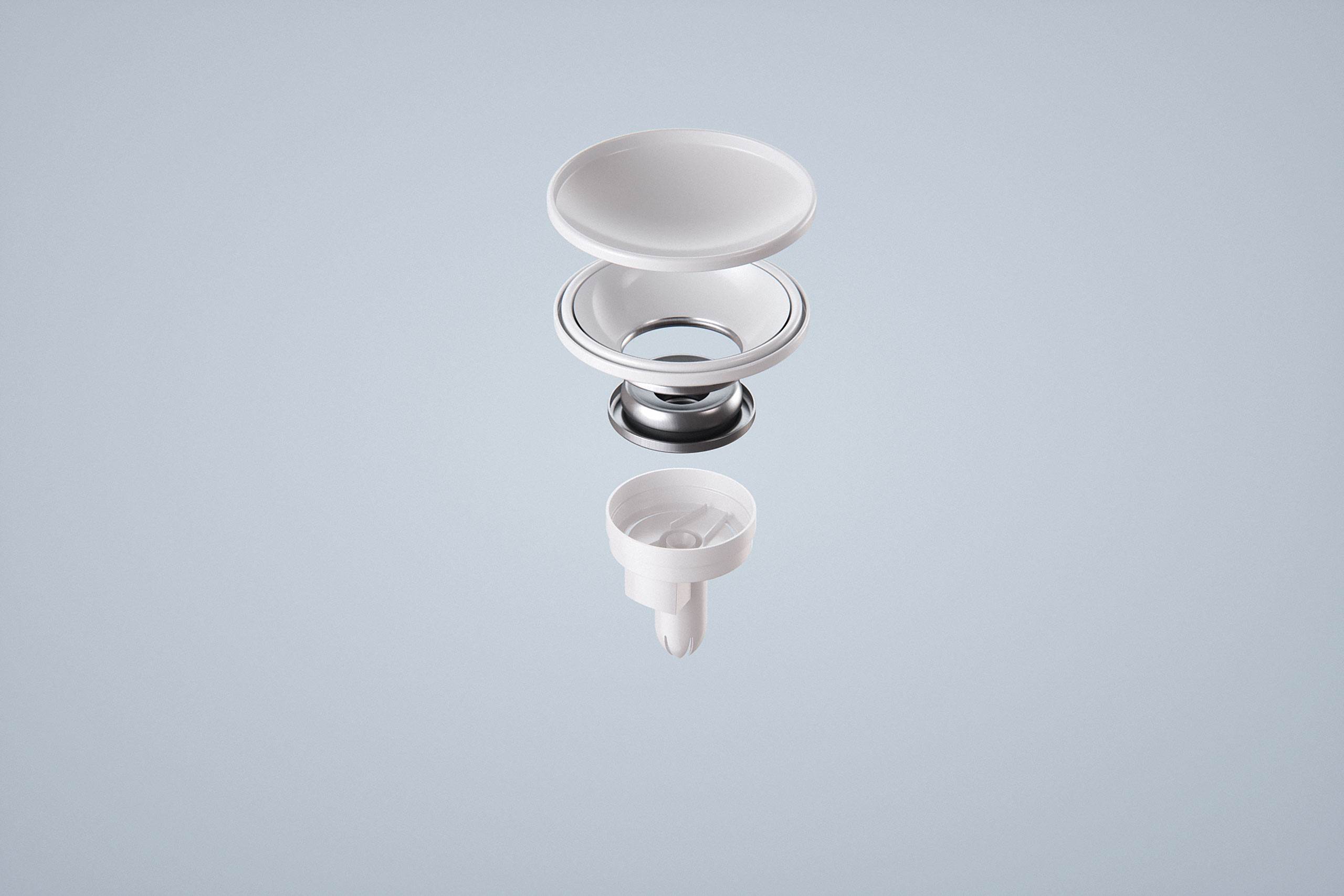 Light Whipped Cream Metal Bottle 250ml Packaging 3D model pak