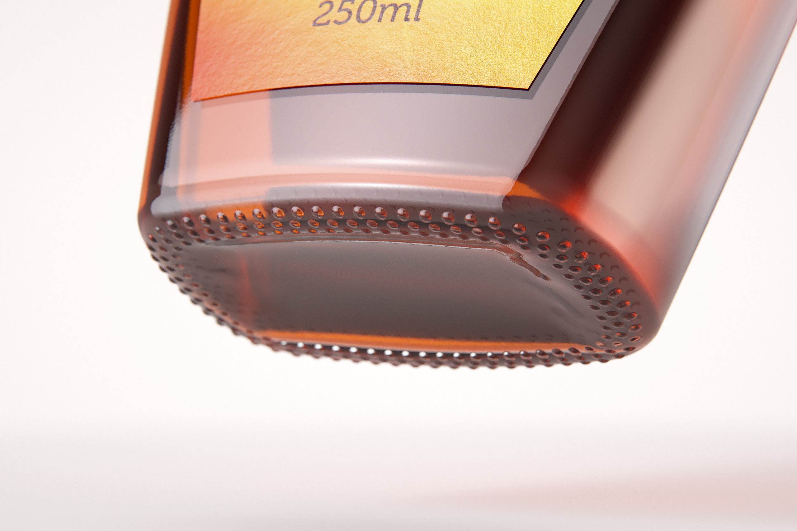 Maple Syrup Glass bottle 250ml 3D model pack (clear glass)