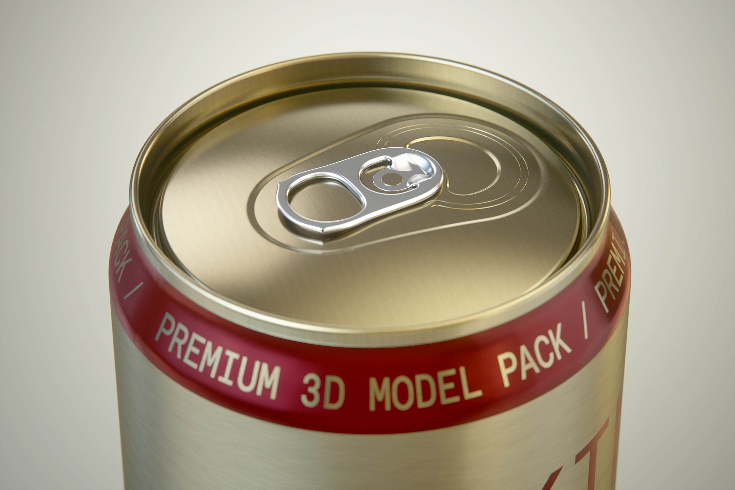 Rexam/Ball Aluminum KING Beer Can 1000ml premium packaging 3D model