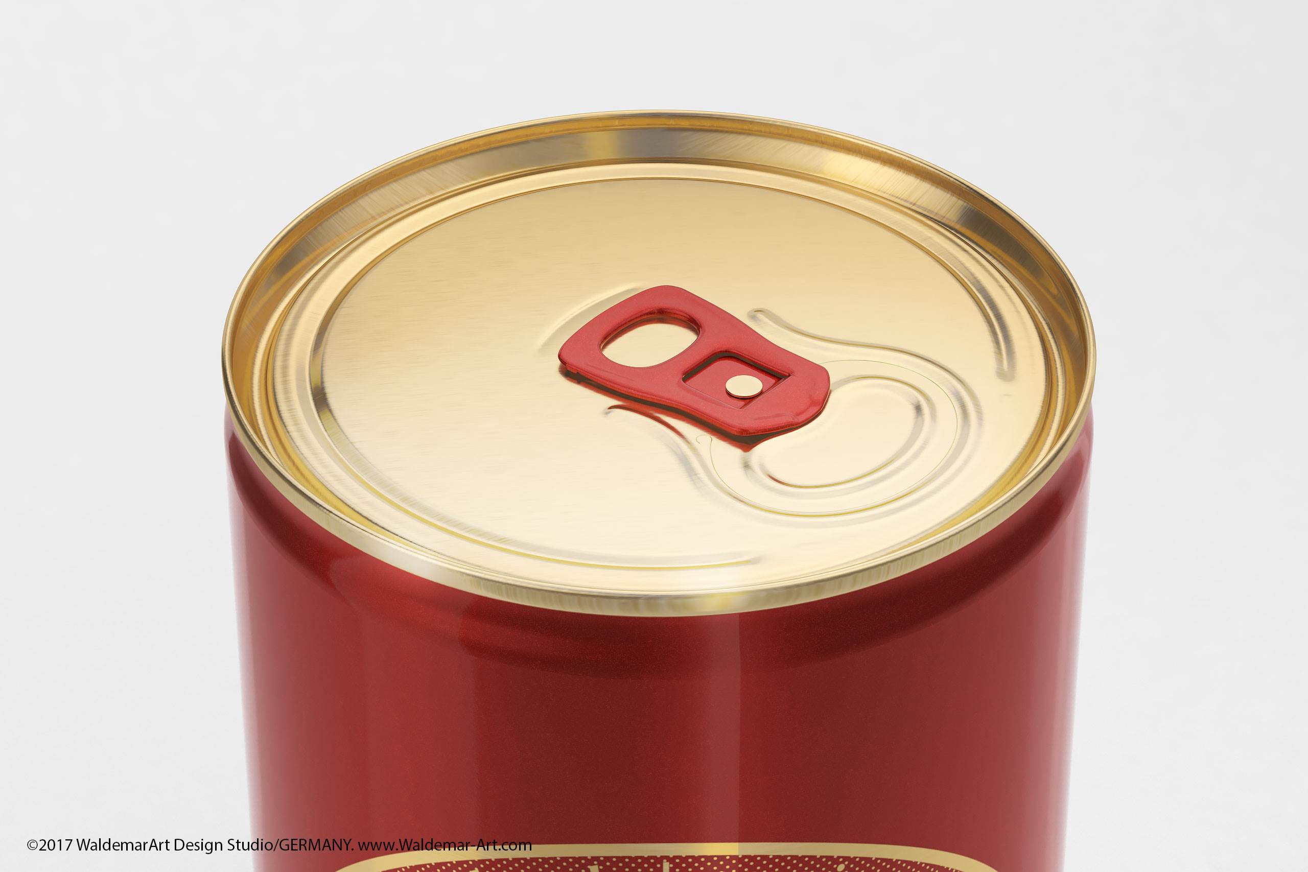 BALL (REXAM) Aluminum KING Size Beer Can 1000ml packaging 3D model