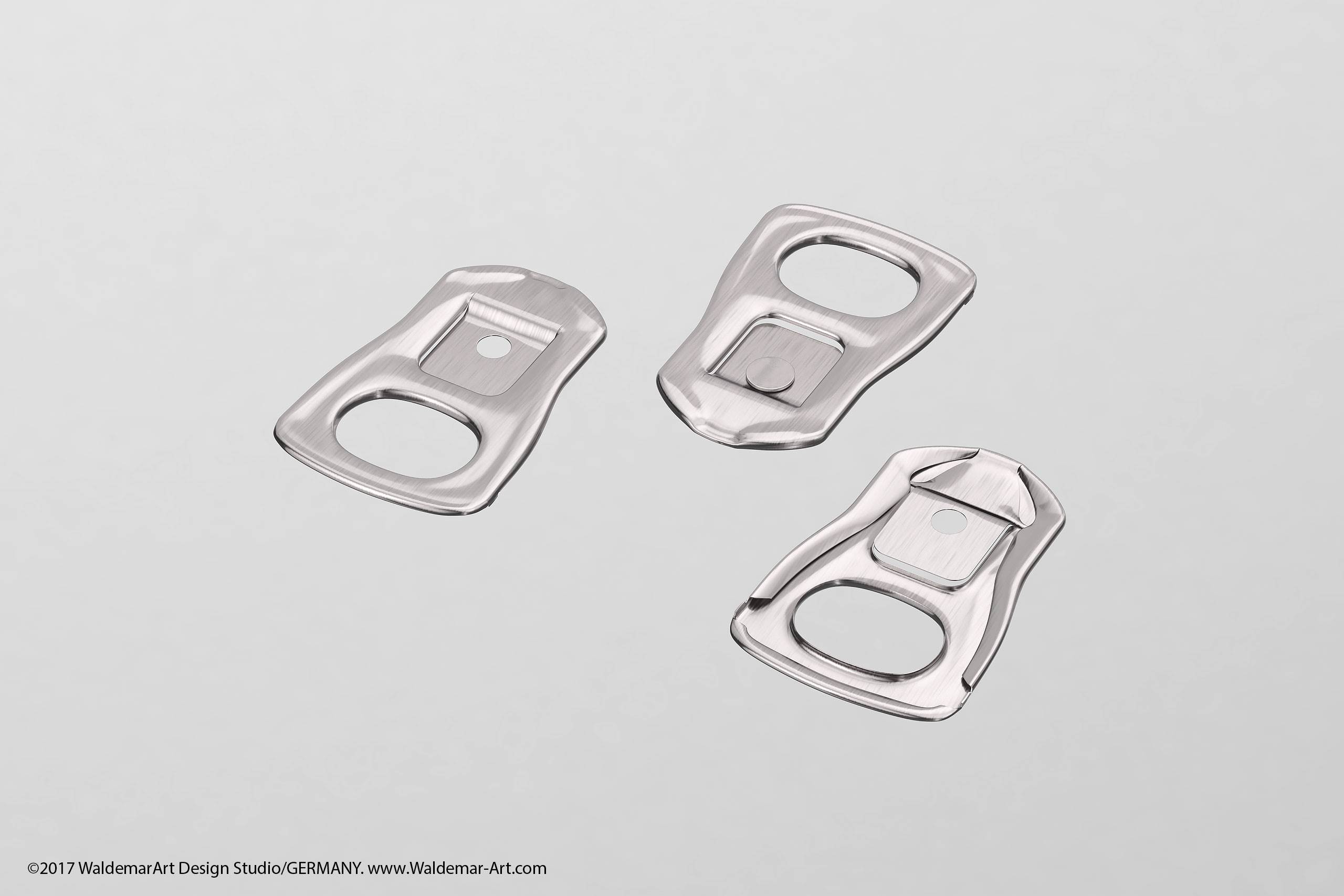 BALL (REXAM) Aluminum KING Size Beer Can 1000ml packaging 3D model