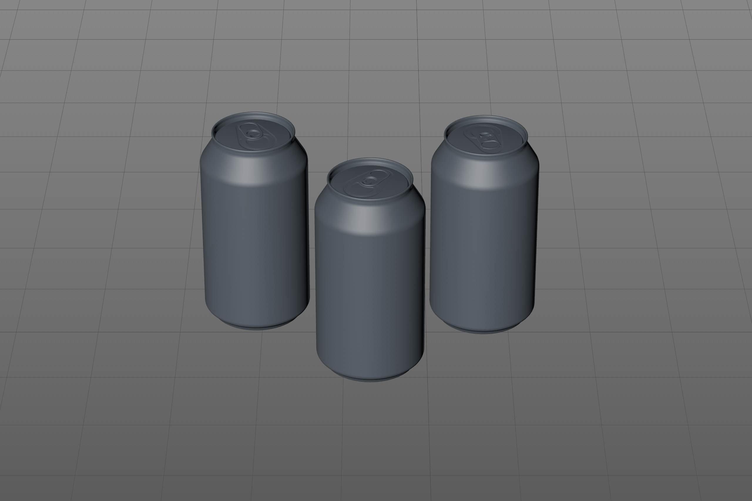 Ball/Rexam Metal King Size Can 750ml Premium packaging 3D model pack