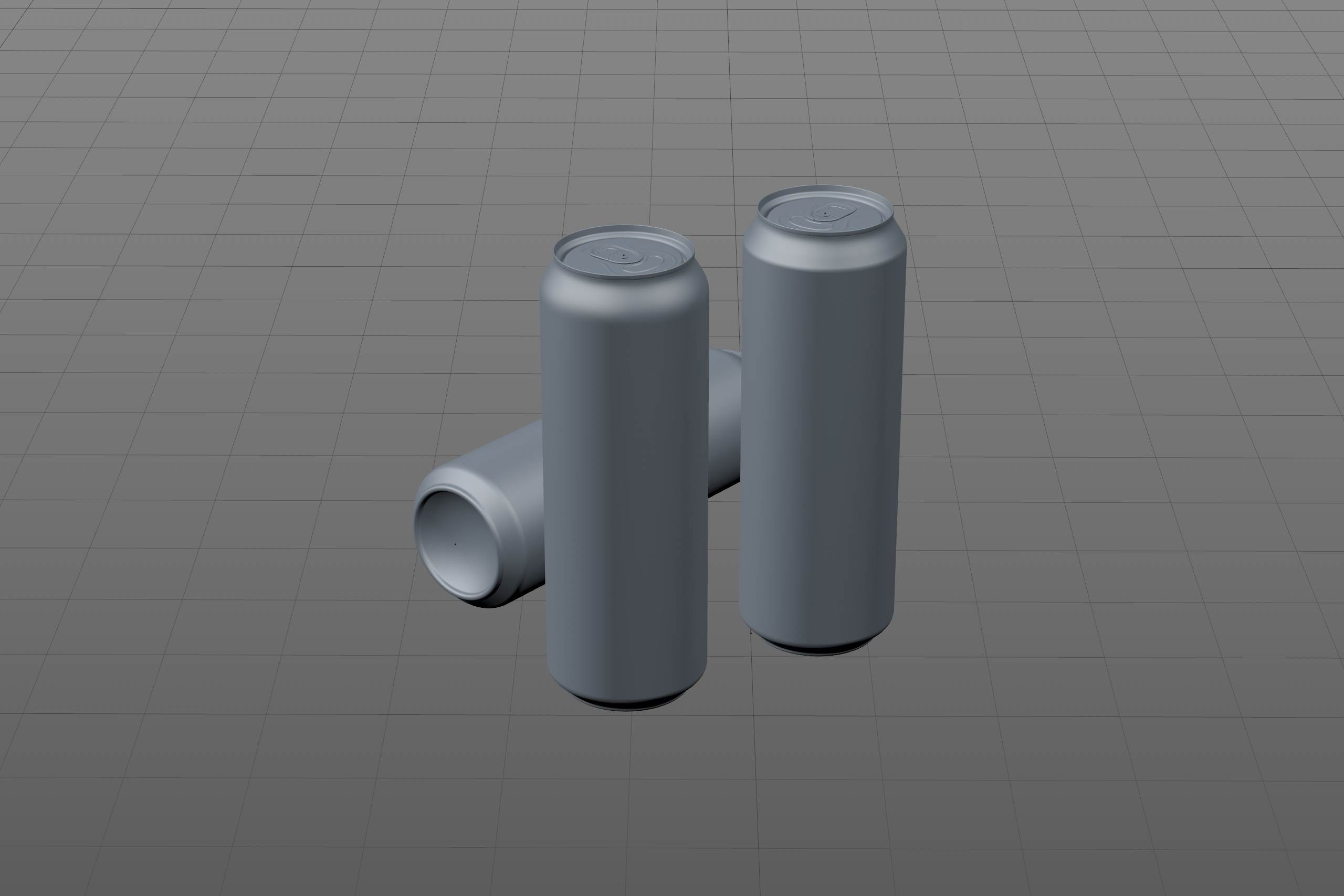 Ball/Rexam Metal Standard Beer/Soda Can 568ml 3D model