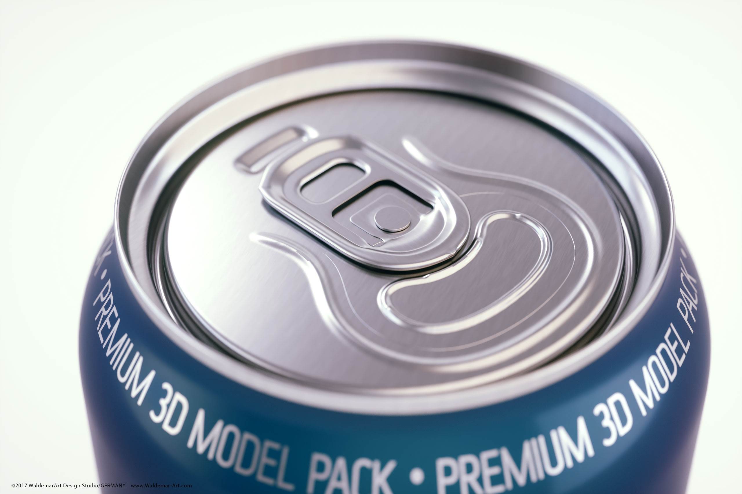 Ball/Rexam Metal Standard Beer/Soda Can 568ml 3D model