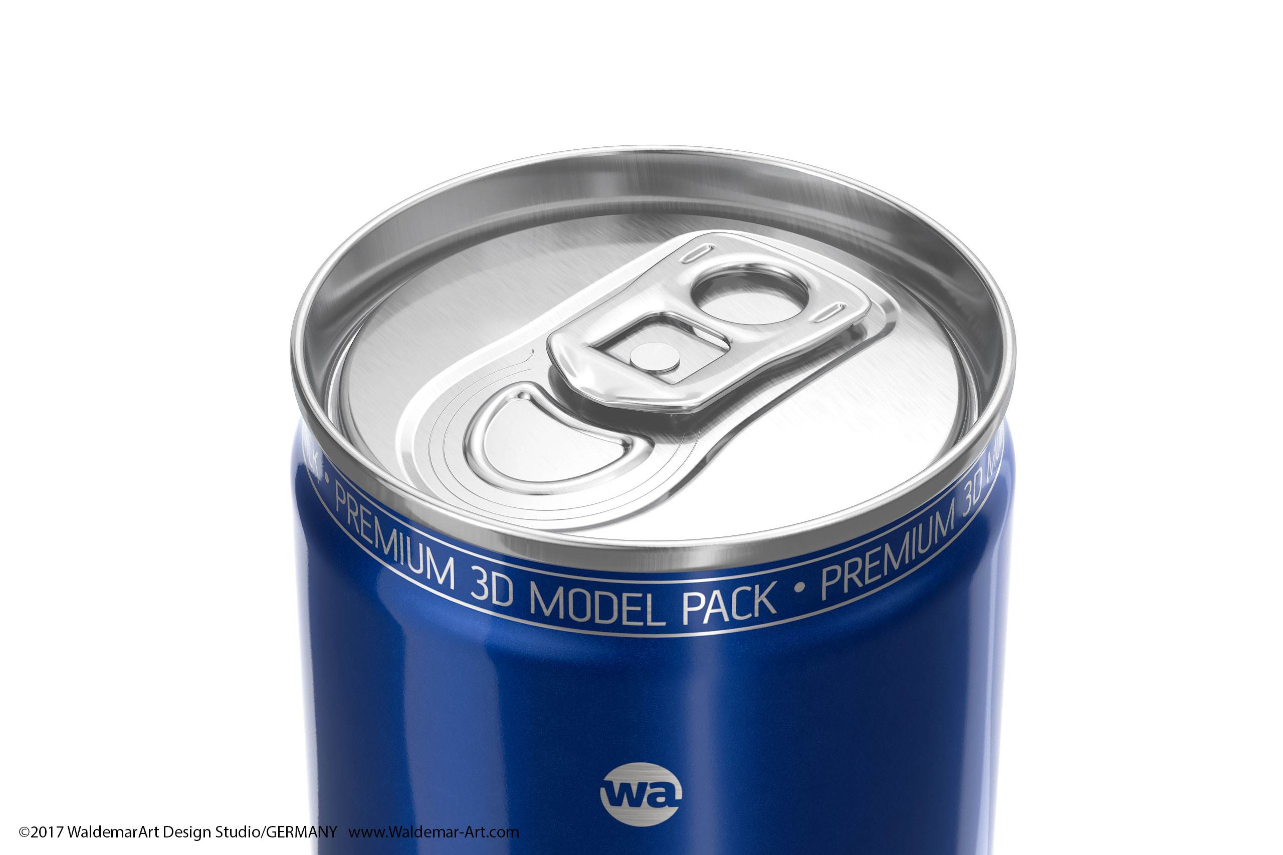 BALL (REXAM) Metal Slim Can 250ml packaging 3D model