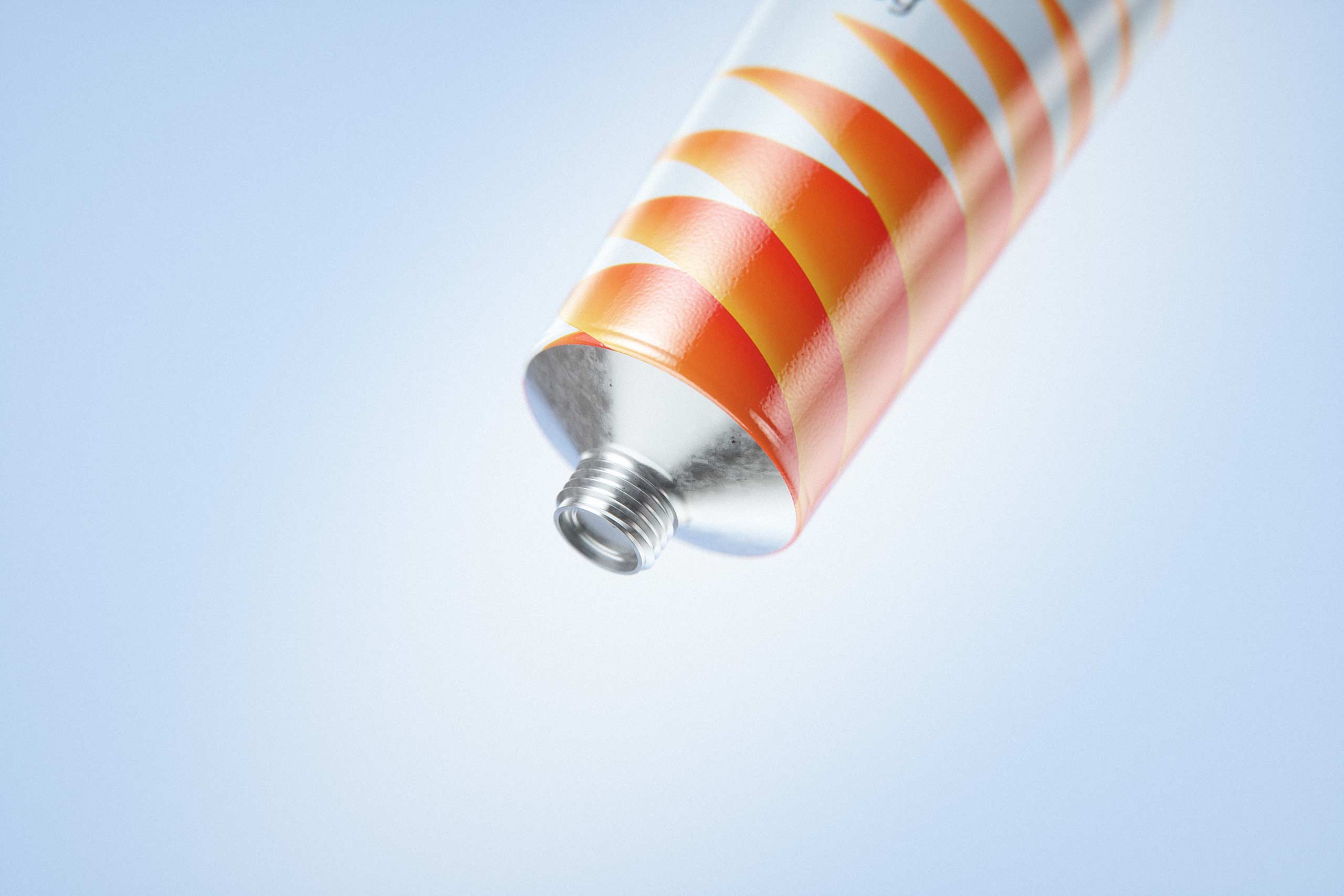 Metal Aluminum tube 200g packaging 3d model