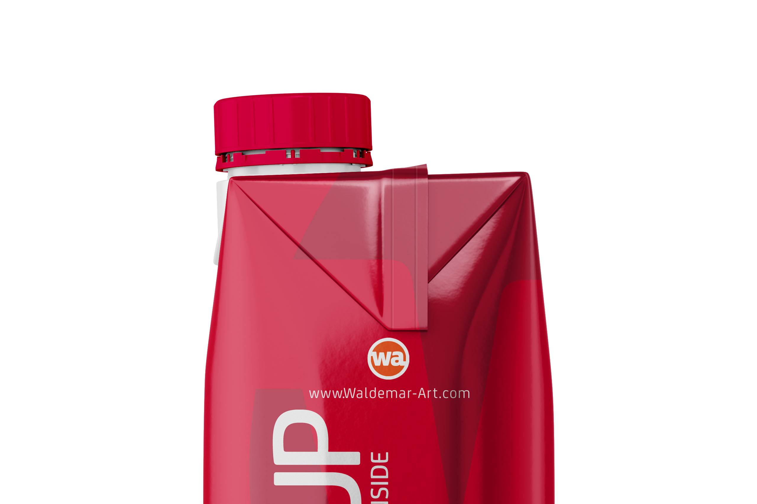 Tetra Pack Prisma 330ml with DreamCap Mock-up - Side view