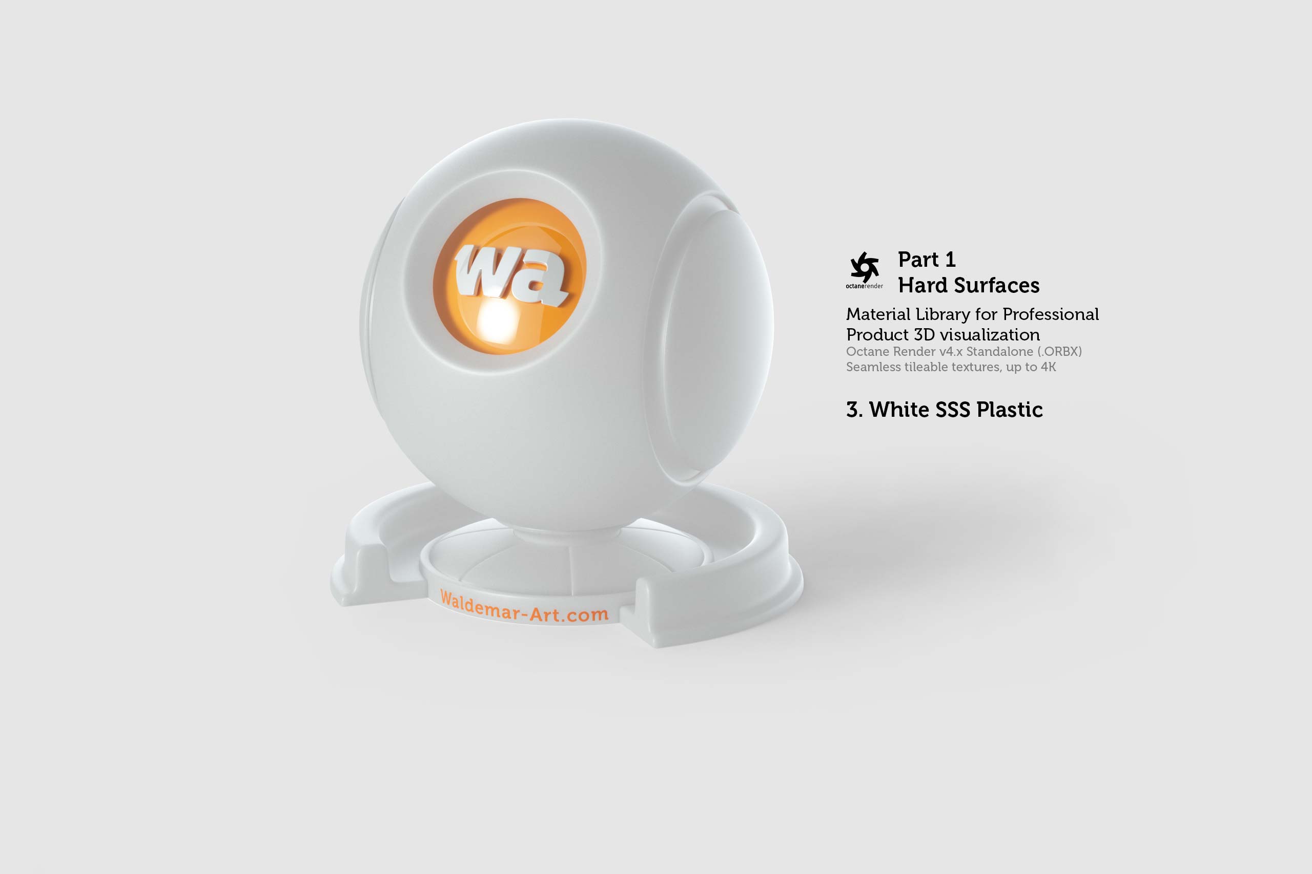 Octane 4+ Standalone Materials Pack 1 - Hard Surfaces [27 items] (Glass, Plastic, Metal, Paper, Cork, PET etc)