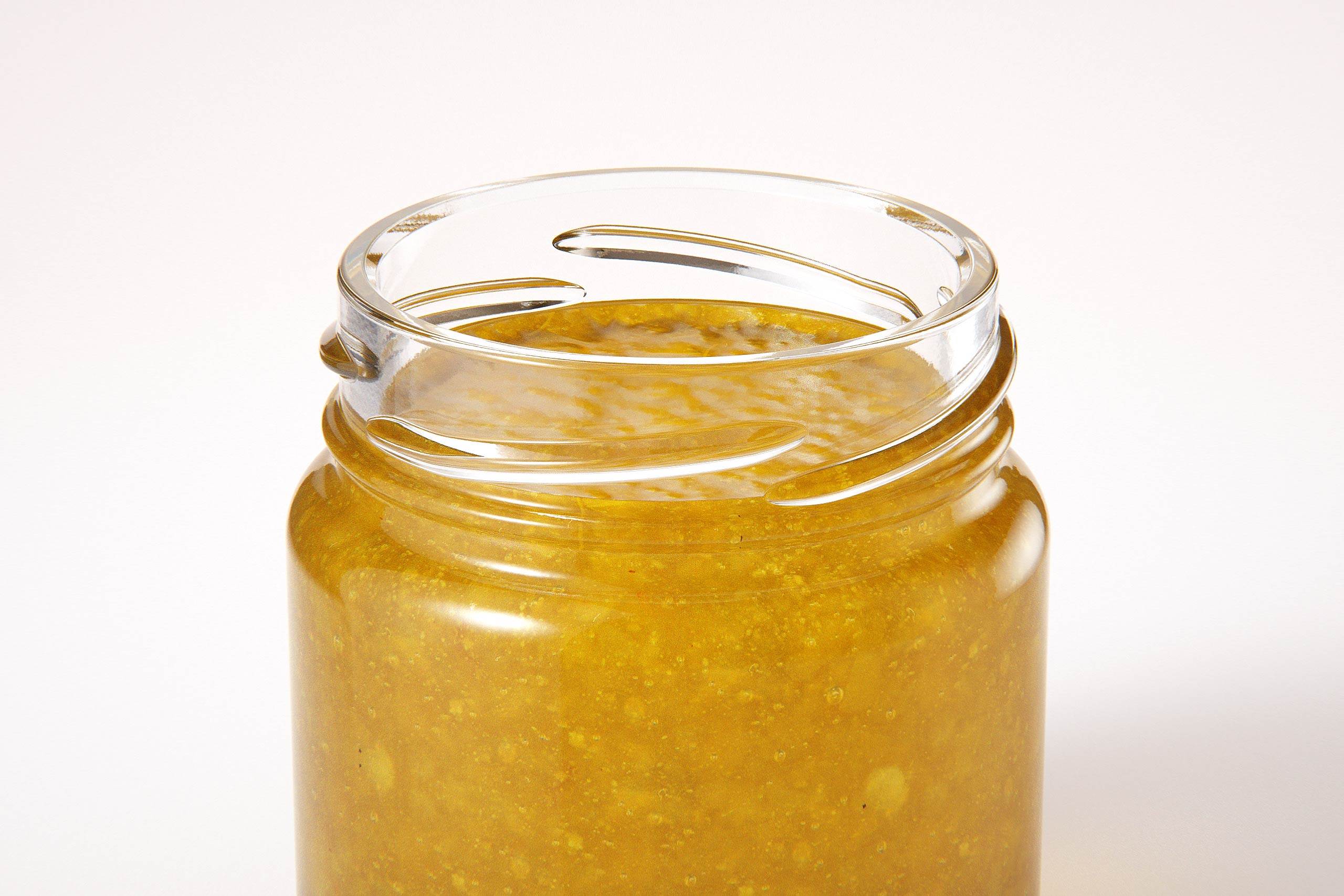Pear Sauce Glass Jar 120g/90ml packaging 3d model