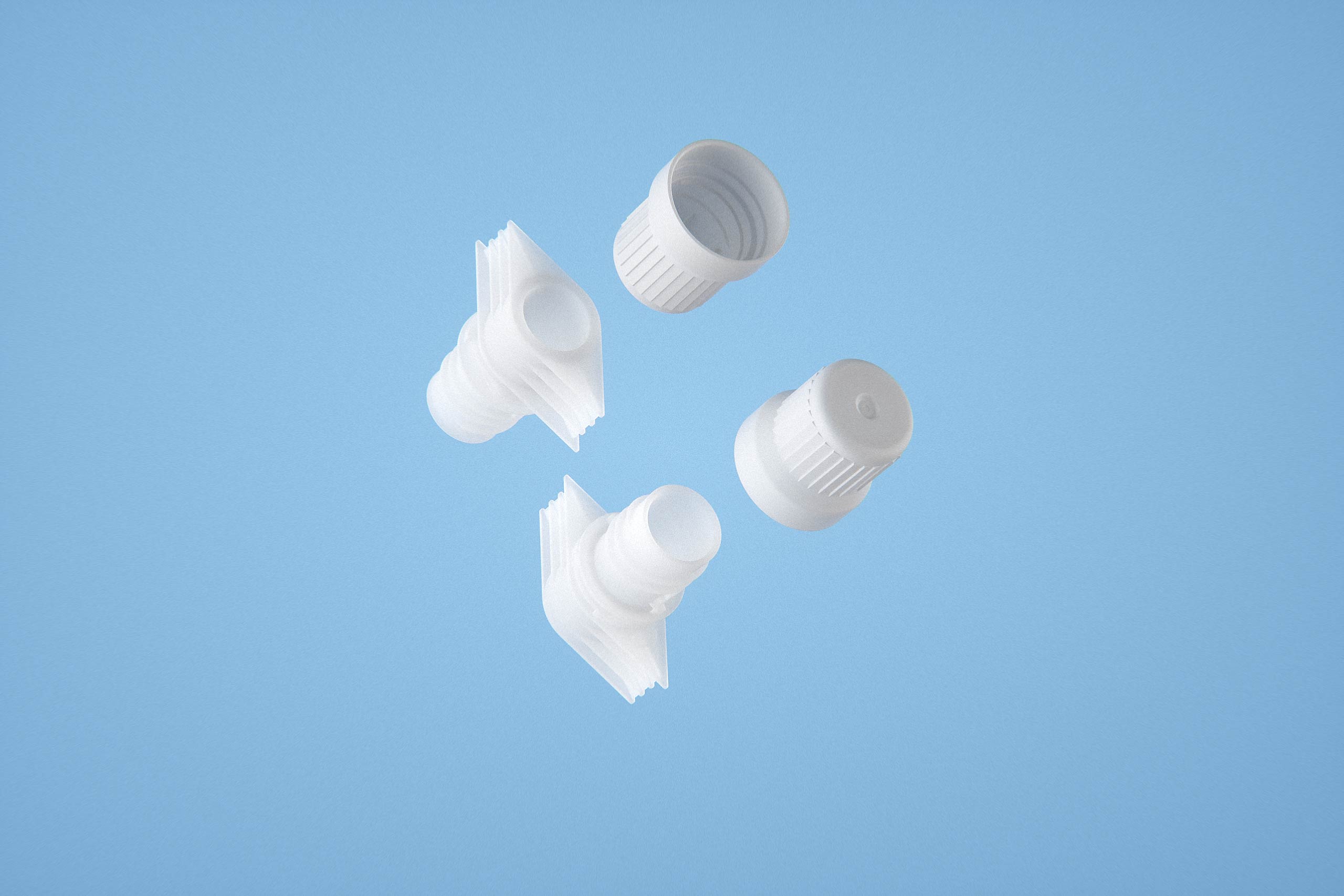 Plastic Stand-Up Pouch 500ml for hand wash packaging 3D model