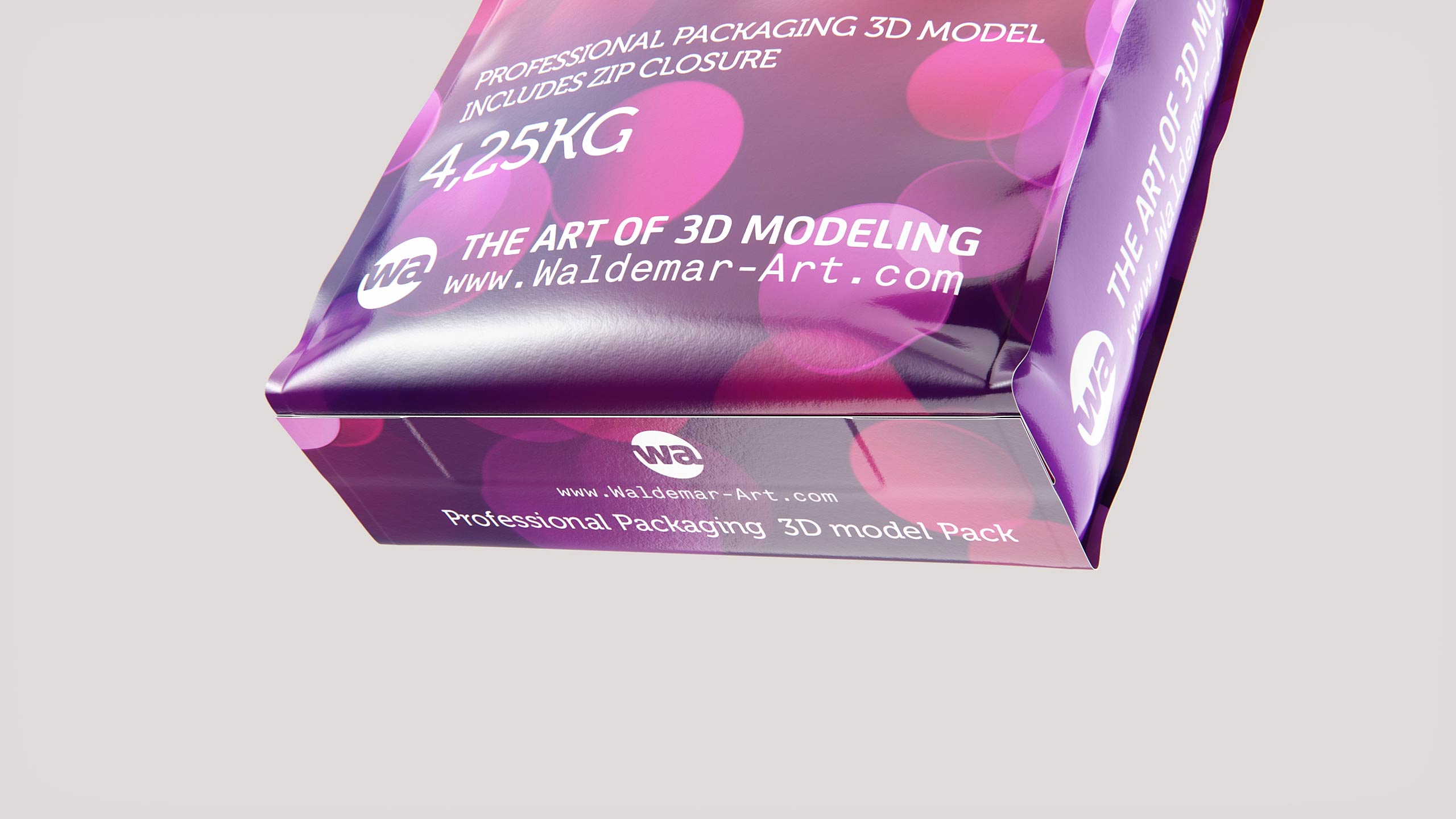 Plastic Sack for Pet Food 4,25Kg  packaging 3D model