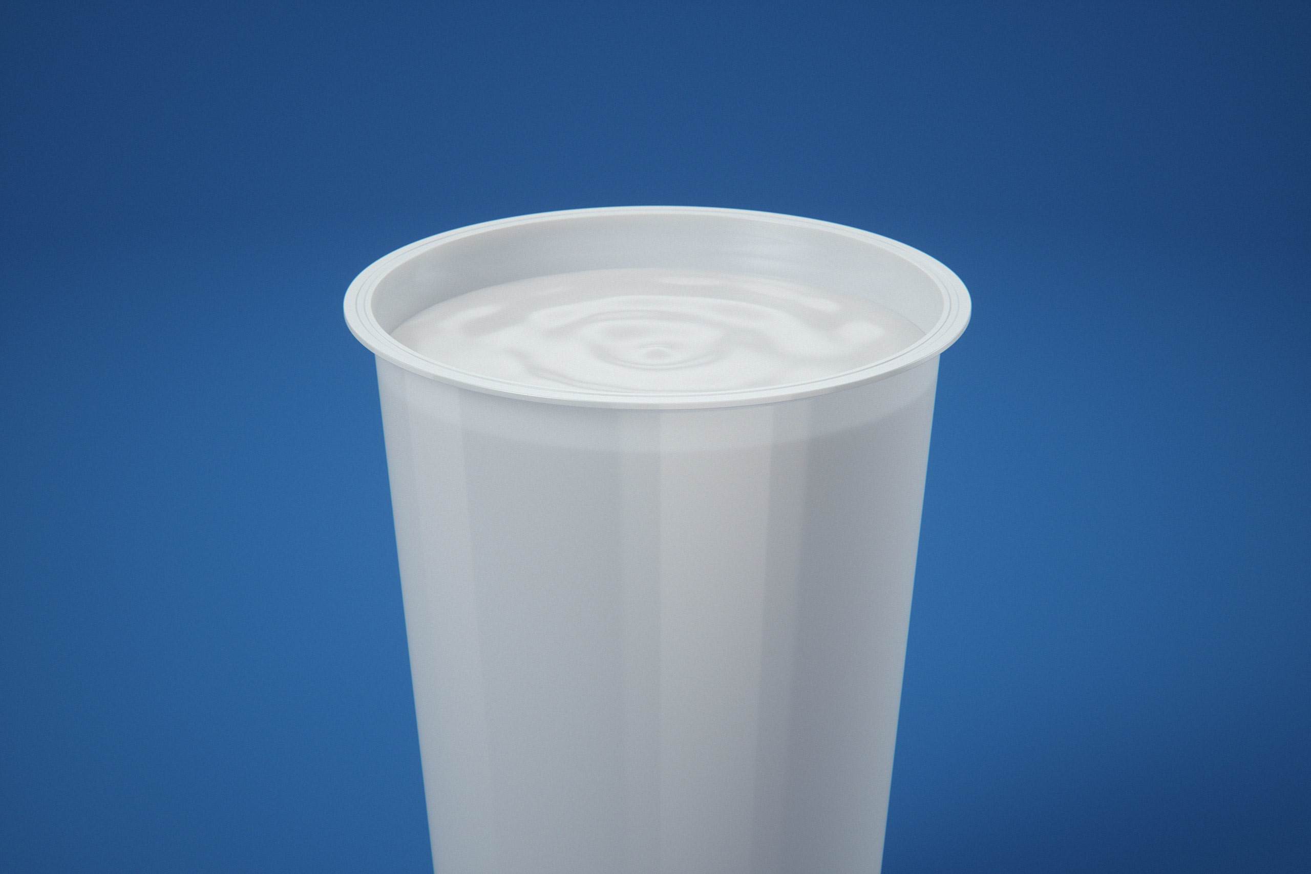Yoghurt Plastic Cup 500ml Premium packaging 3D model