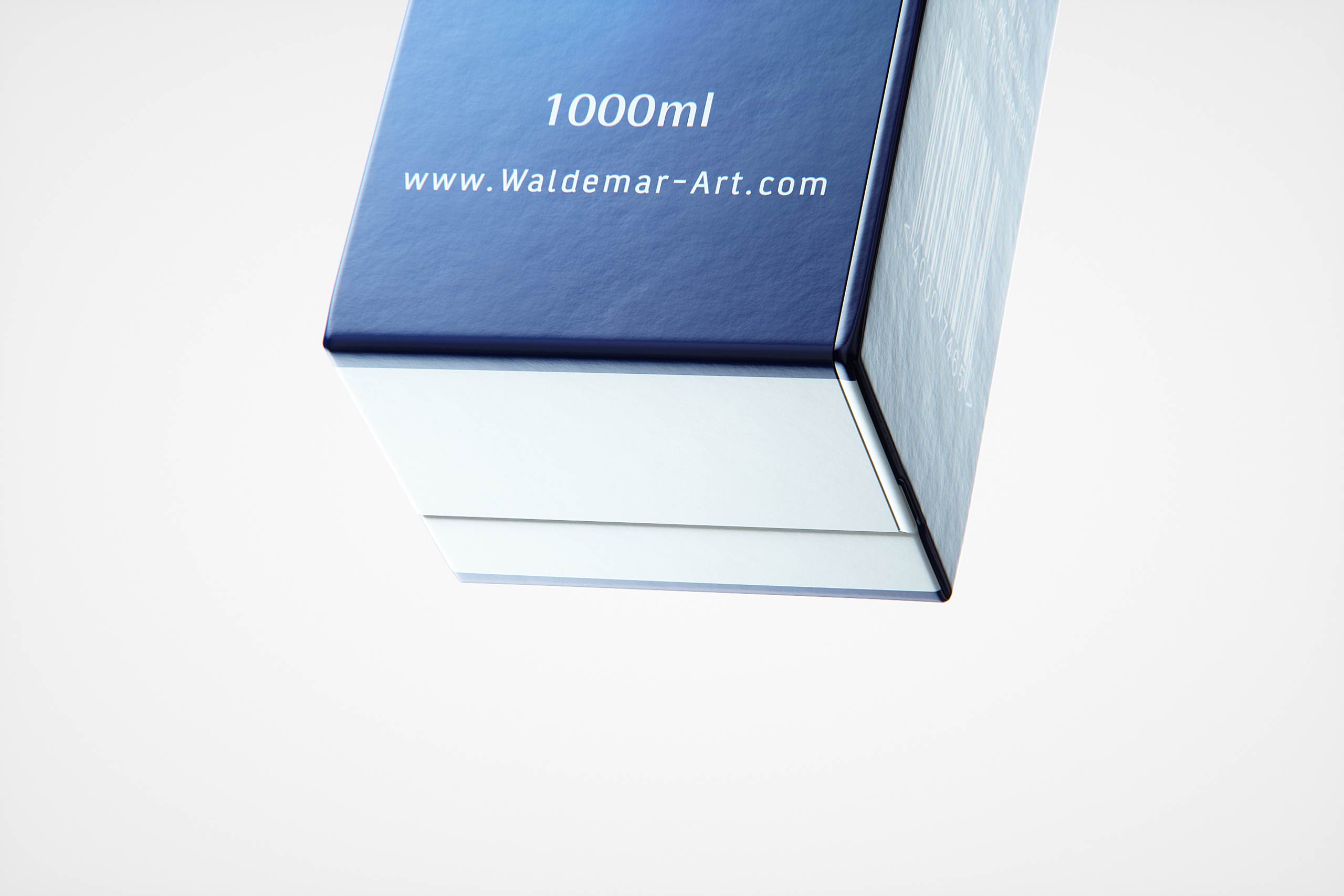 Sig PremiumBloc 1000ml carton packaging with a tethered cap SwiftCap premium 3D model