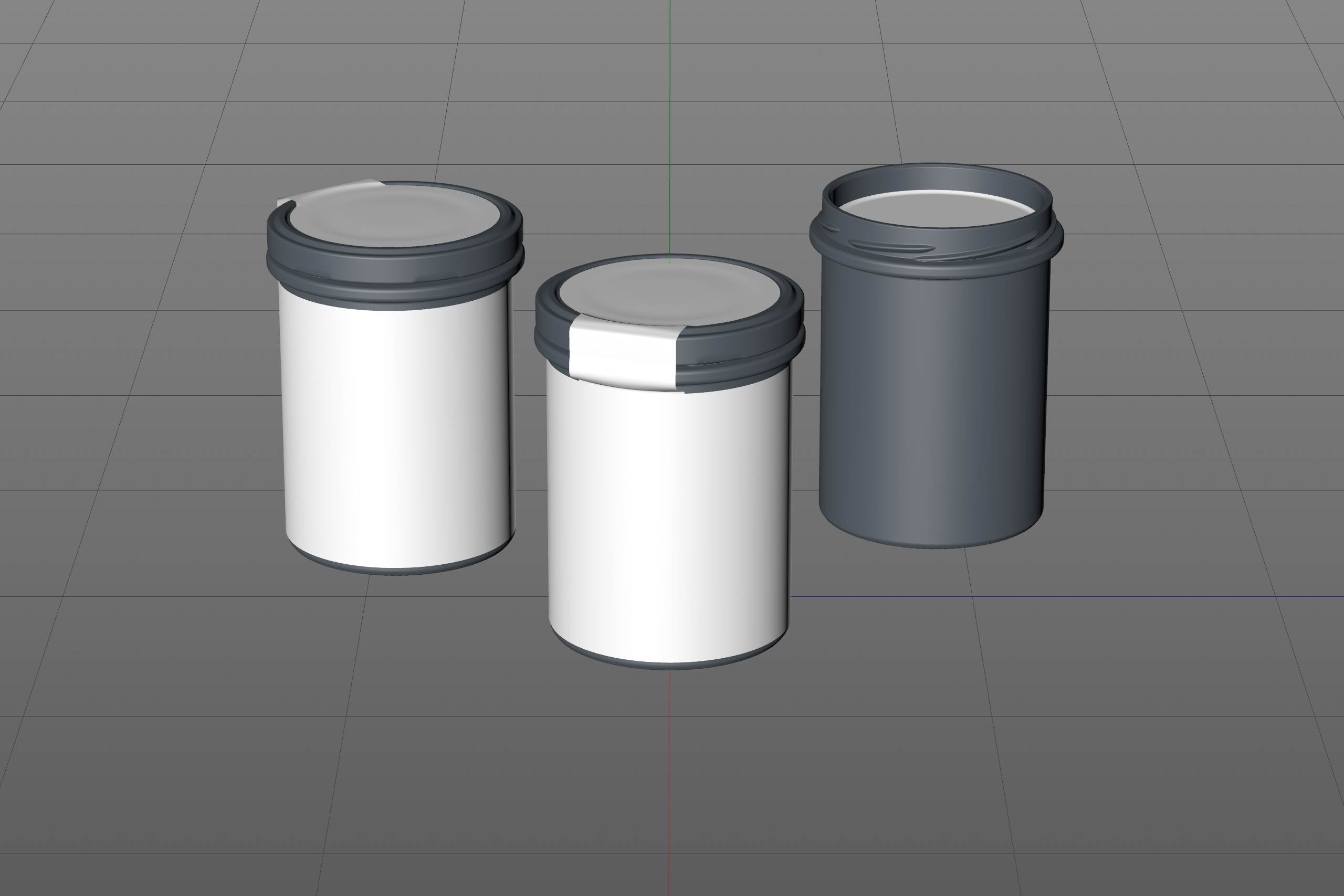 Ragout Fin 380g glass jar packaging 3d model