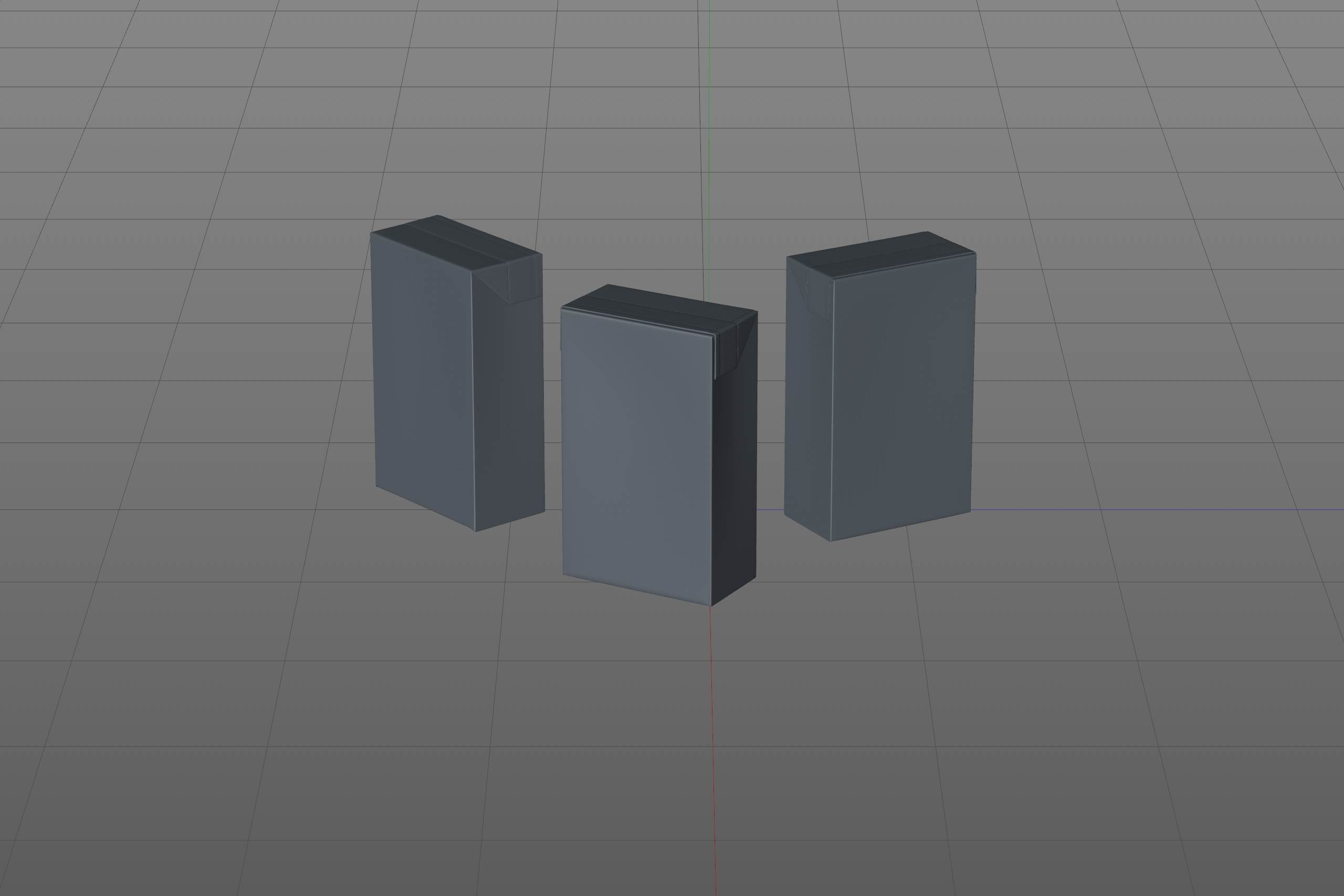 Tetra Pack Recart 500ml Premium carton packaging 3D model pak