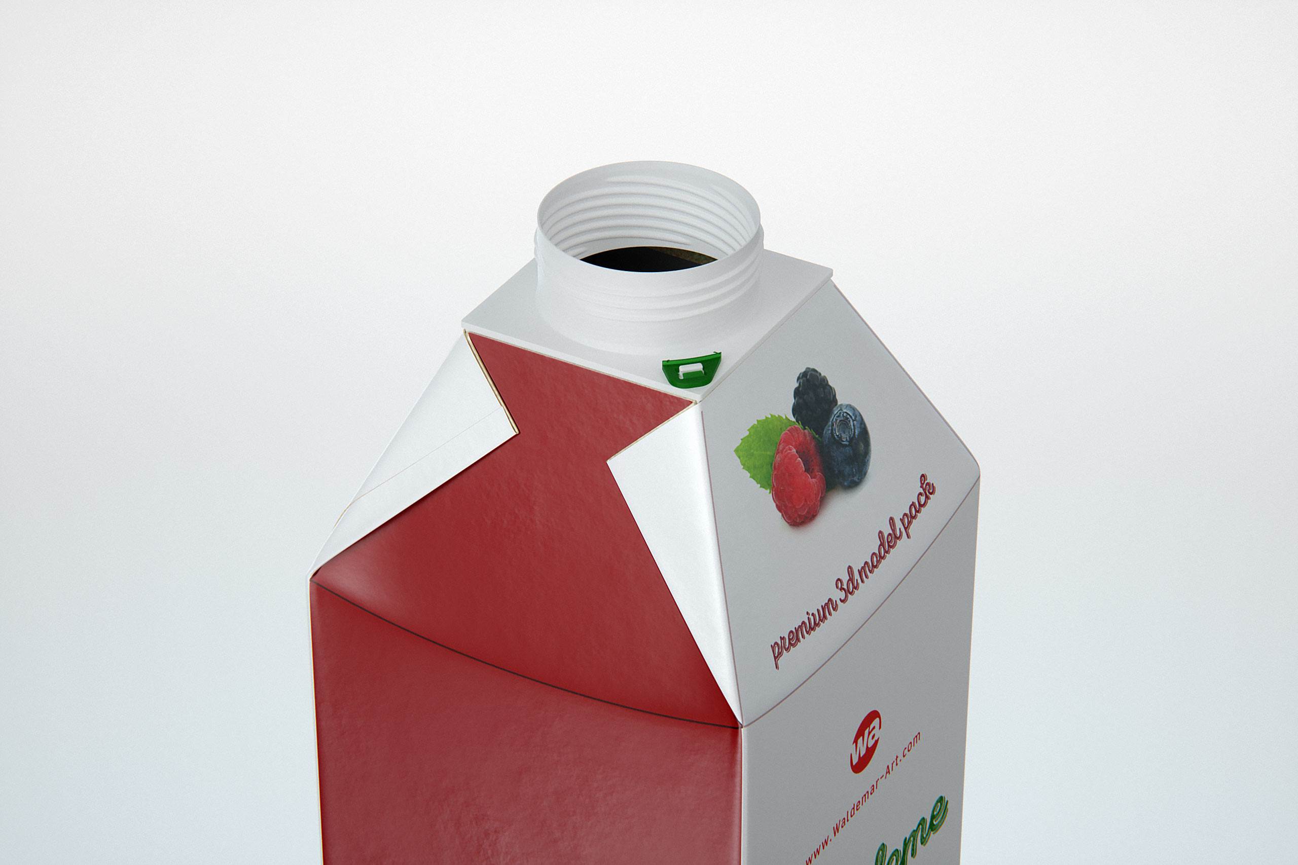 SIG Combidome 1000ml 3D packaging model