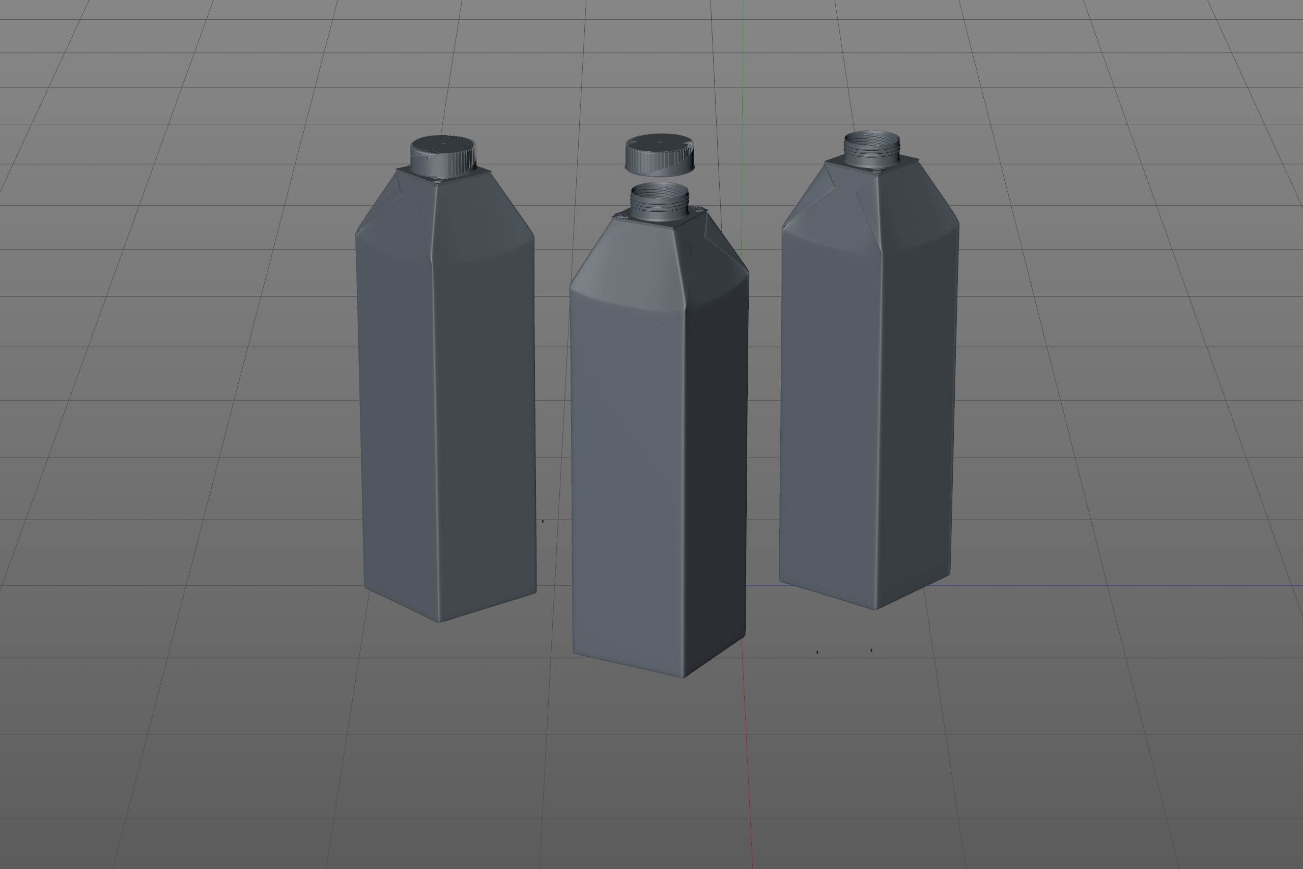 SIG Combidome 1000ml 3D packaging model