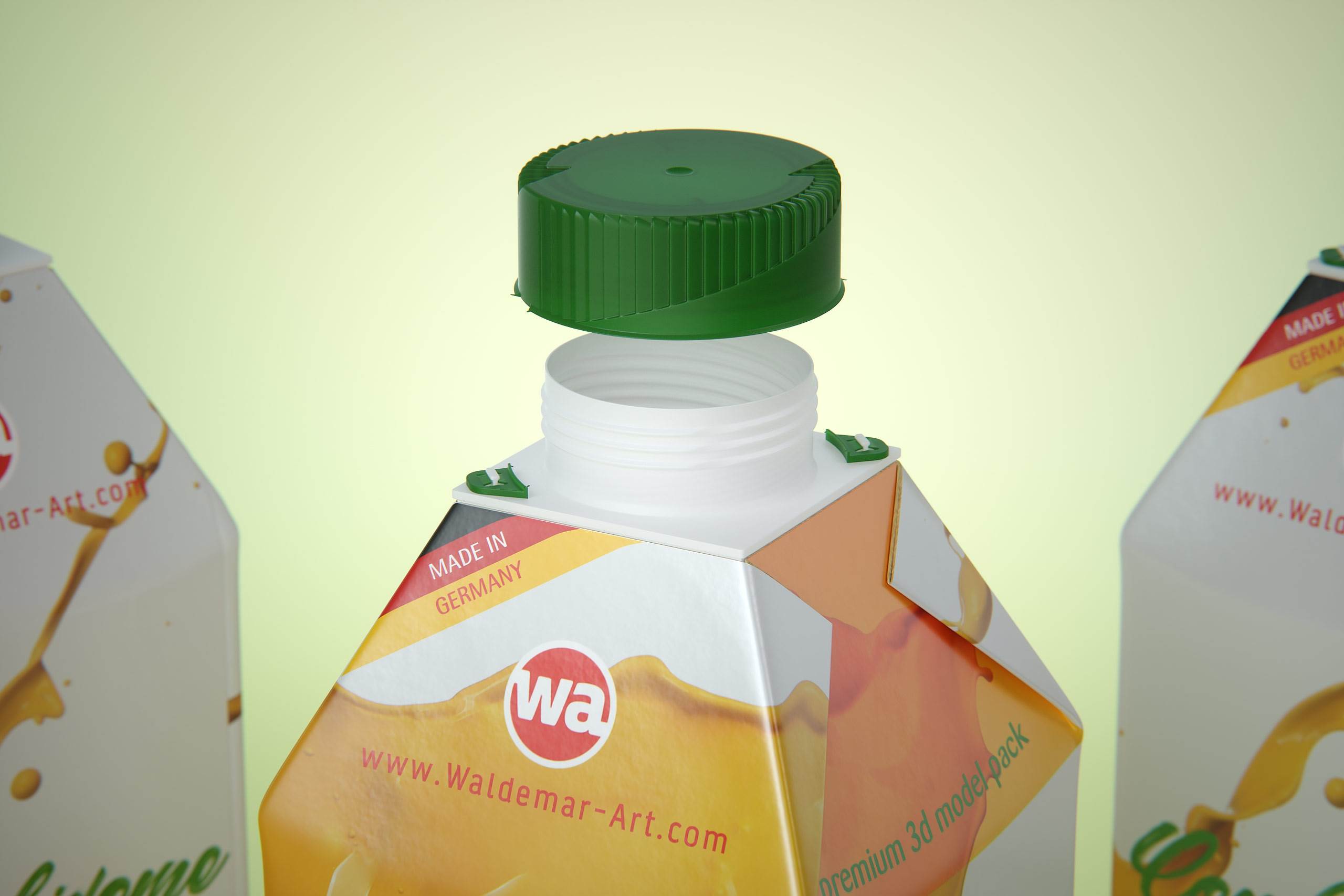 SIG Combidome 750ml premium carton packaging 3D model pak