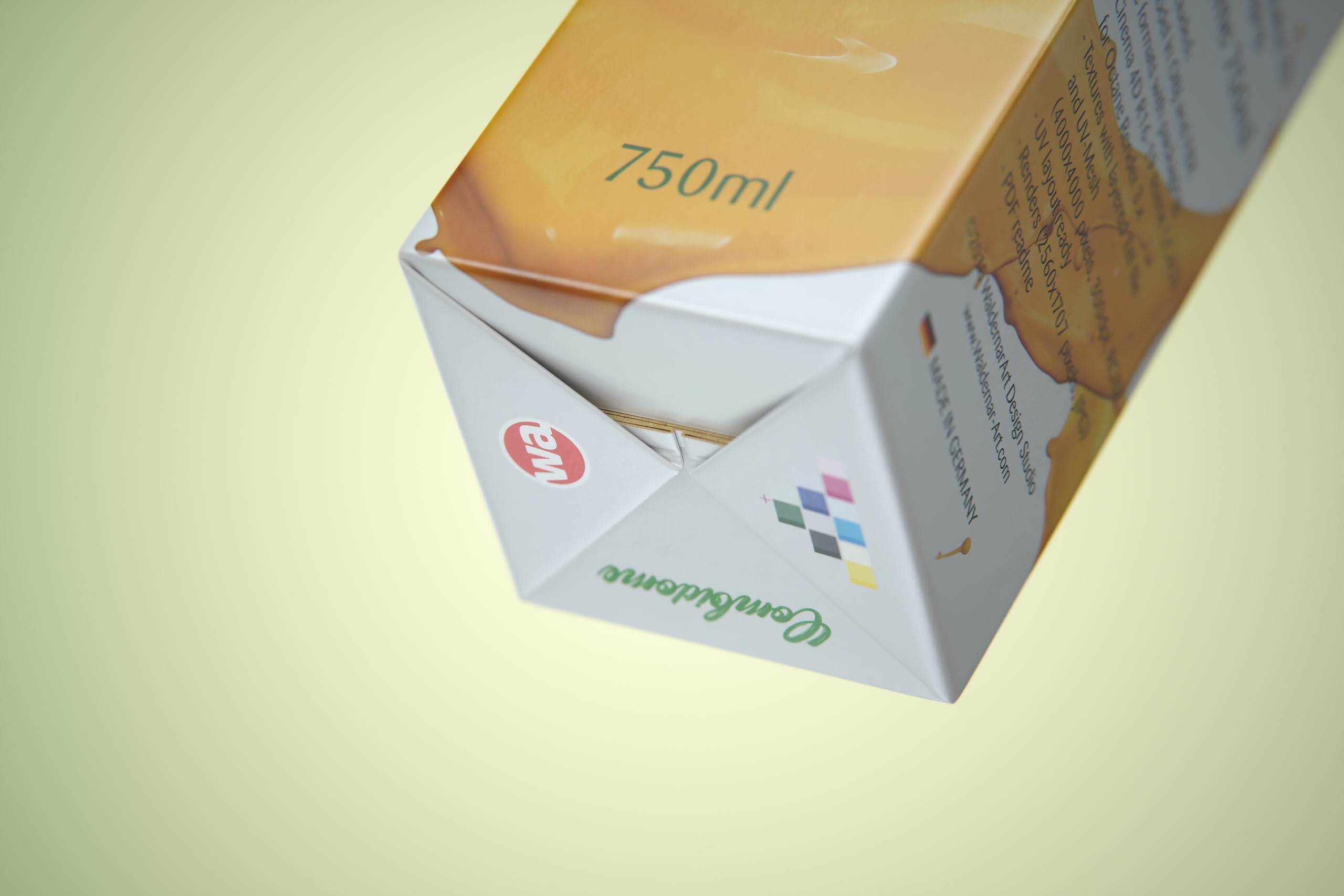 SIG Combidome 750ml premium carton packaging 3D model pak