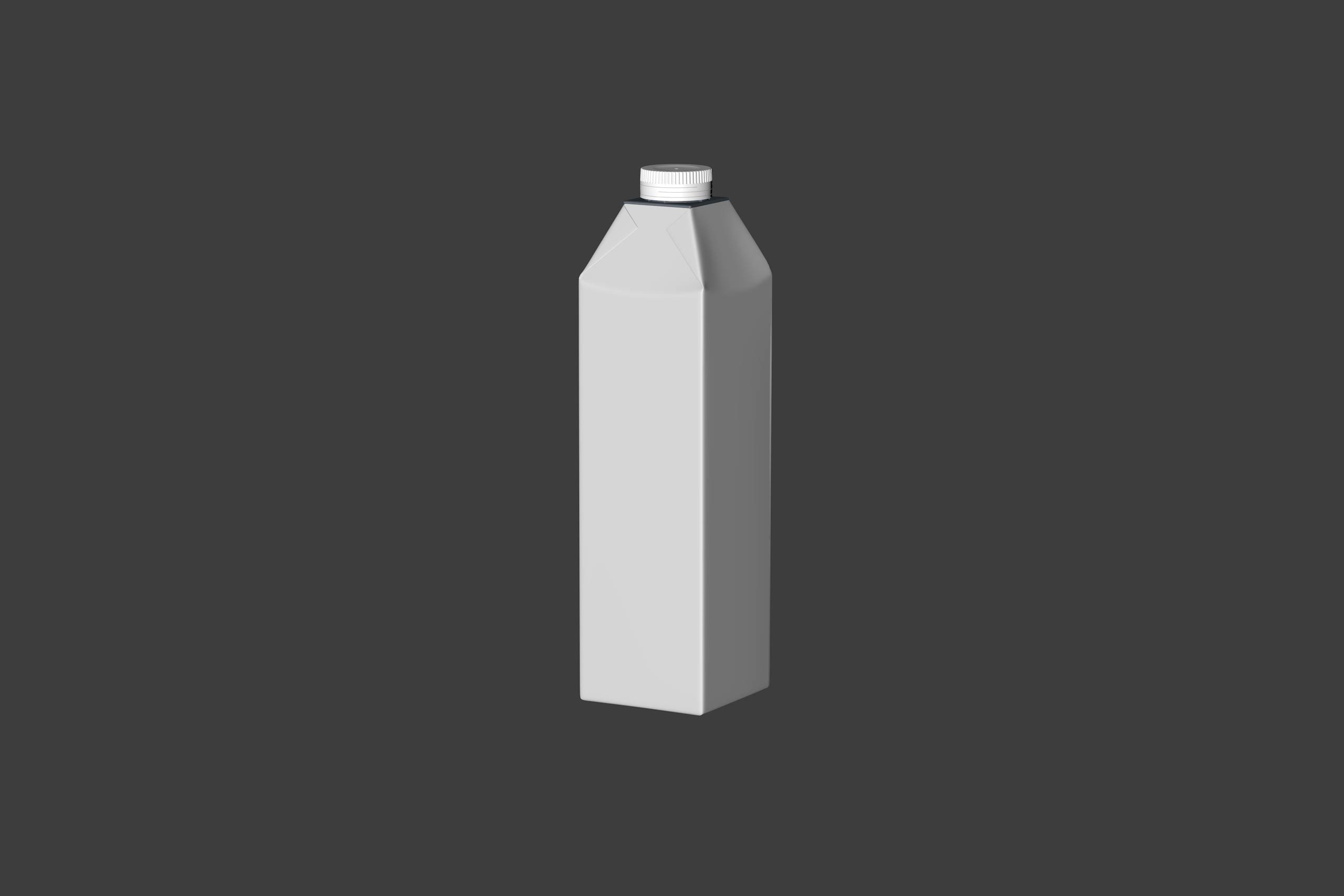 SIG DOME (CombiDome) 1000ml with tethered cap DomeTwist premium carton packaging 3d model
