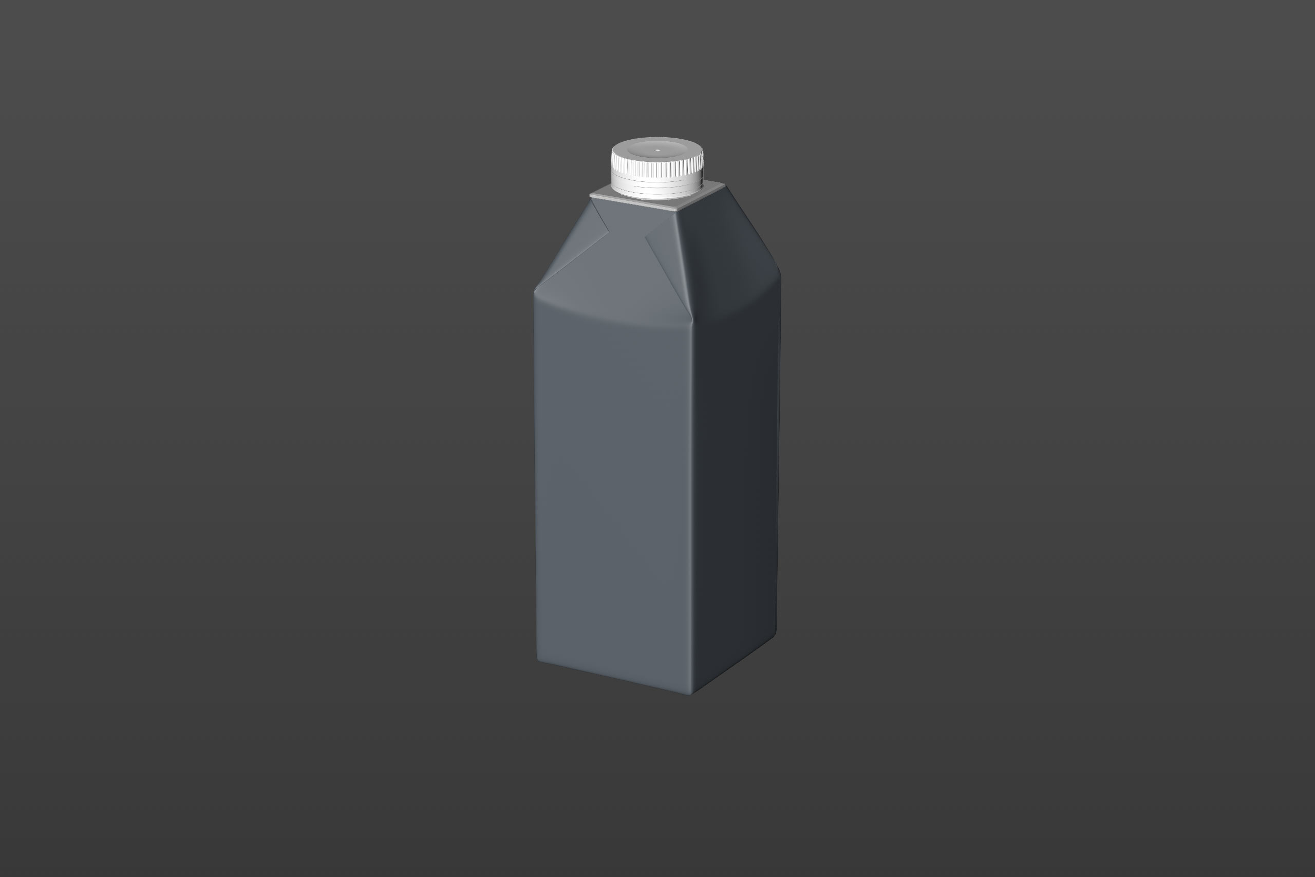 SIG DOME (CombiDome) 750ml with tethered cap DomeTwist premium carton packaging 3d model