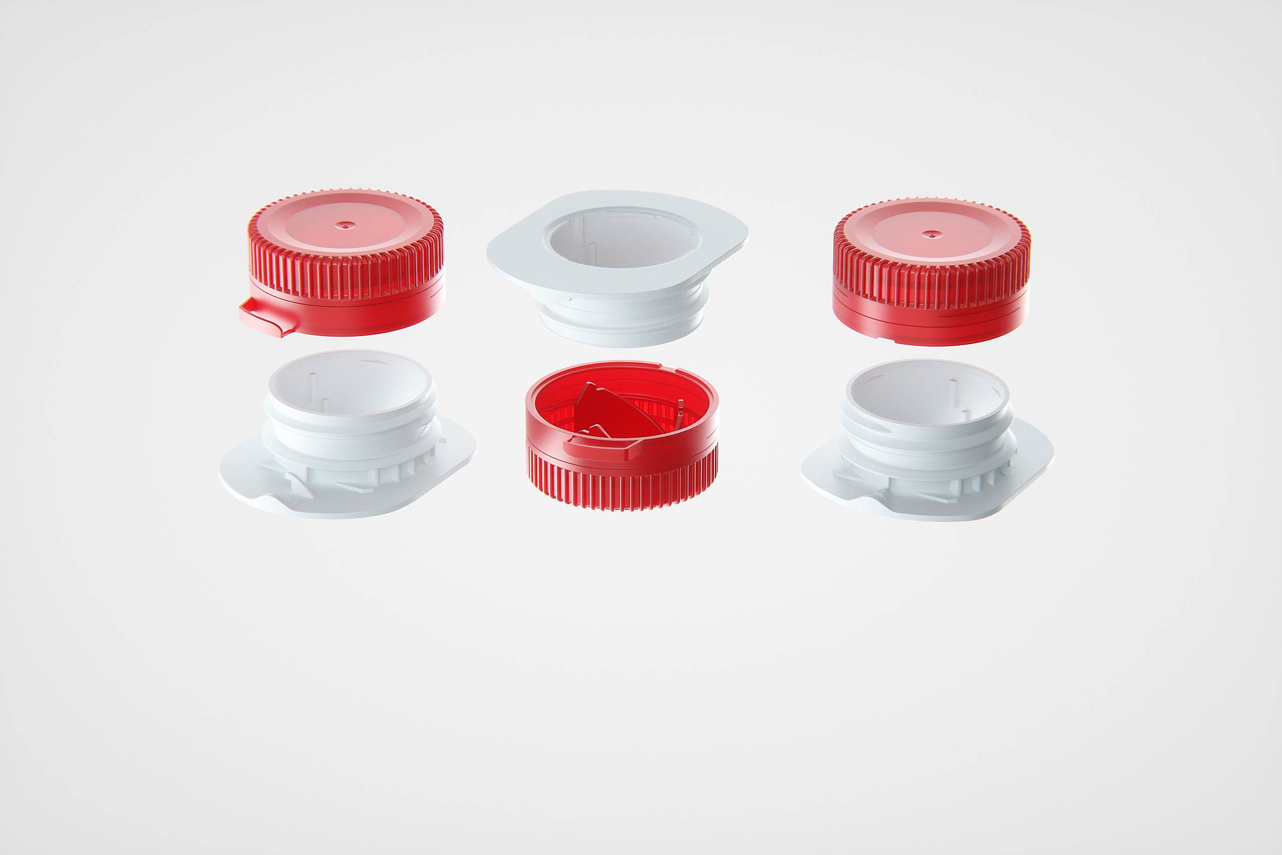 SIG MidiFit 1000ml with tethered cap SwiftCap premium carton packaging 3D model