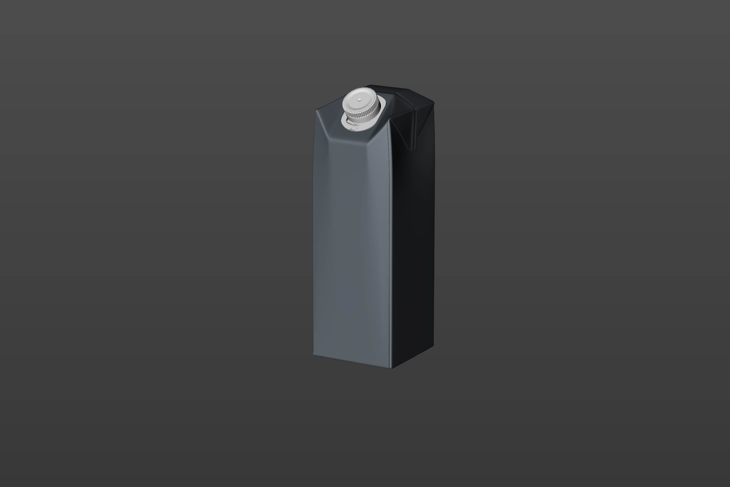 SIG MidiFit 1000ml with tethered cap SwiftCap premium carton packaging 3D model