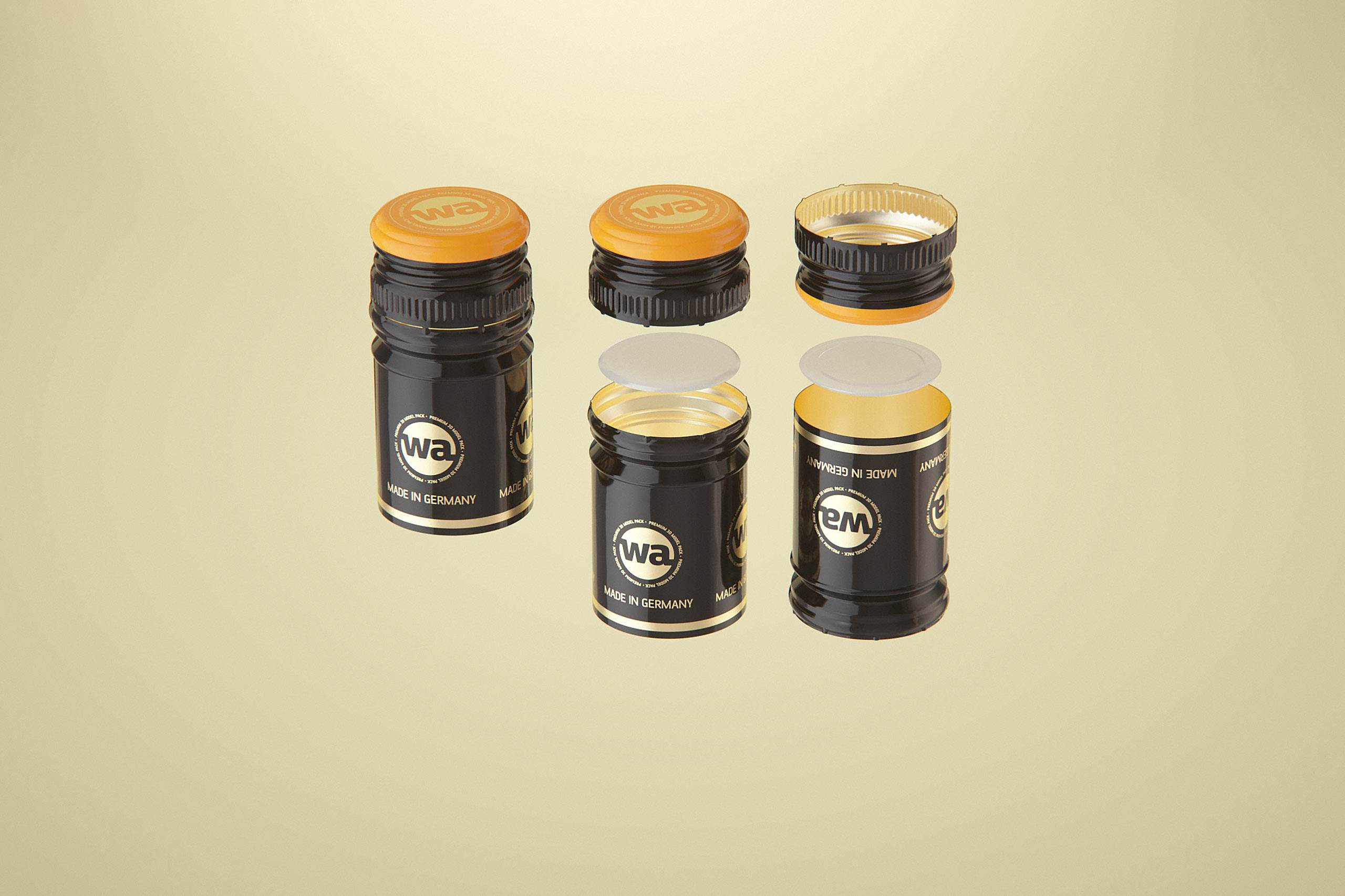 3D model of the Sauvignon Wine Standard Bottle 750ml with Screw Cap and glass of wine