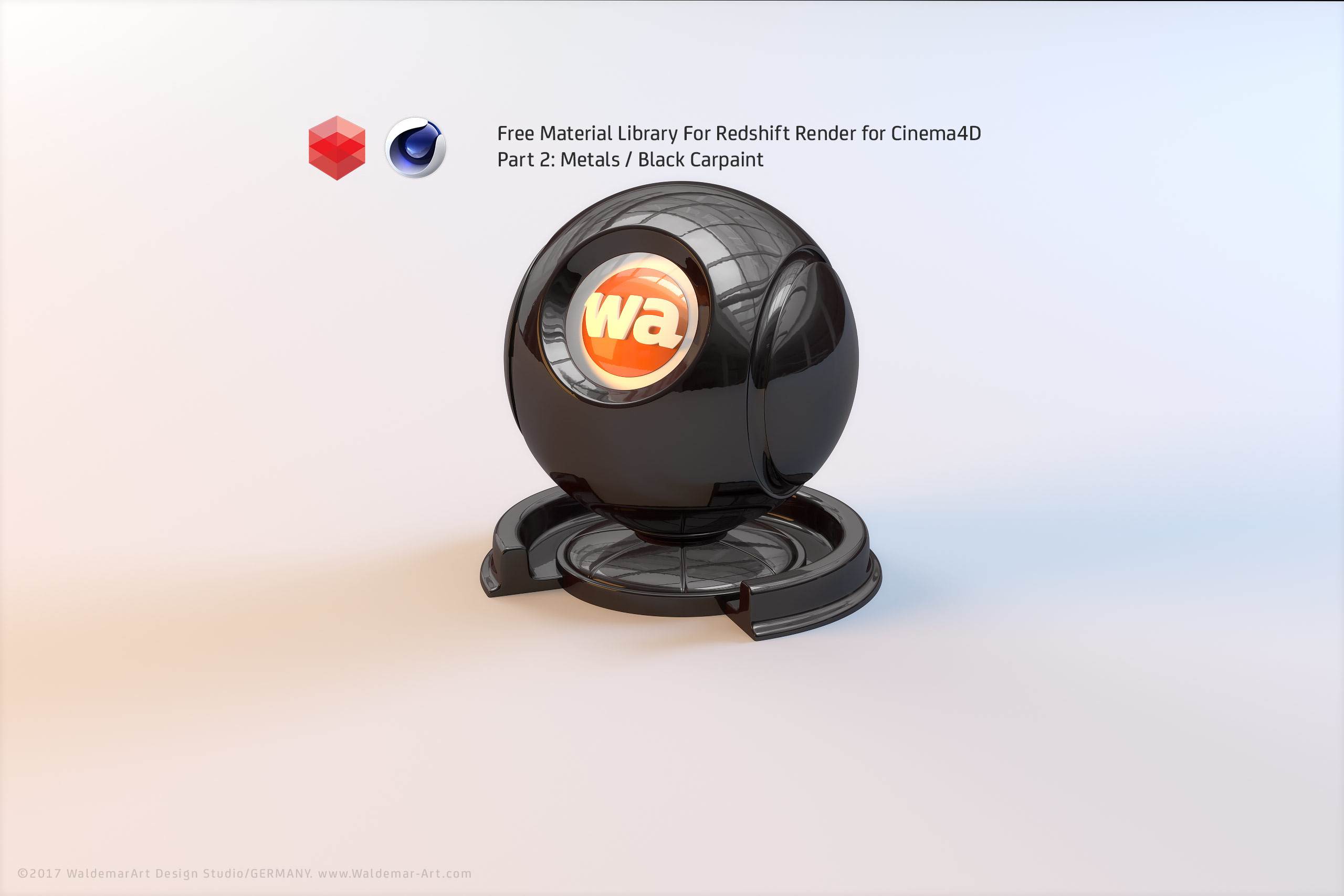 Free Redshift Material Pack/Library for Cinema 4D - Part 2 - Metals