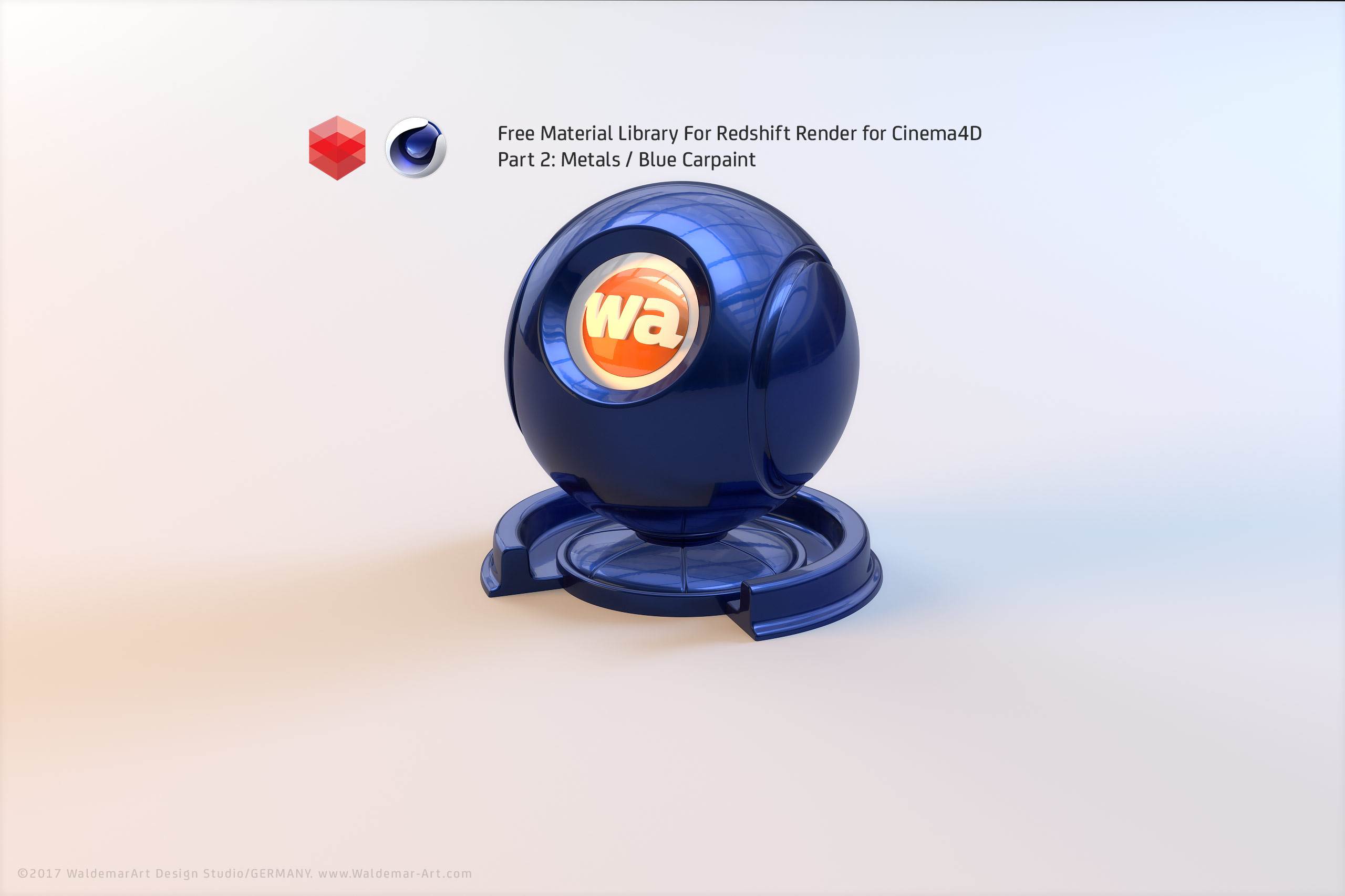 Free Redshift Material Pack/Library for Cinema 4D - Part 2 - Metals