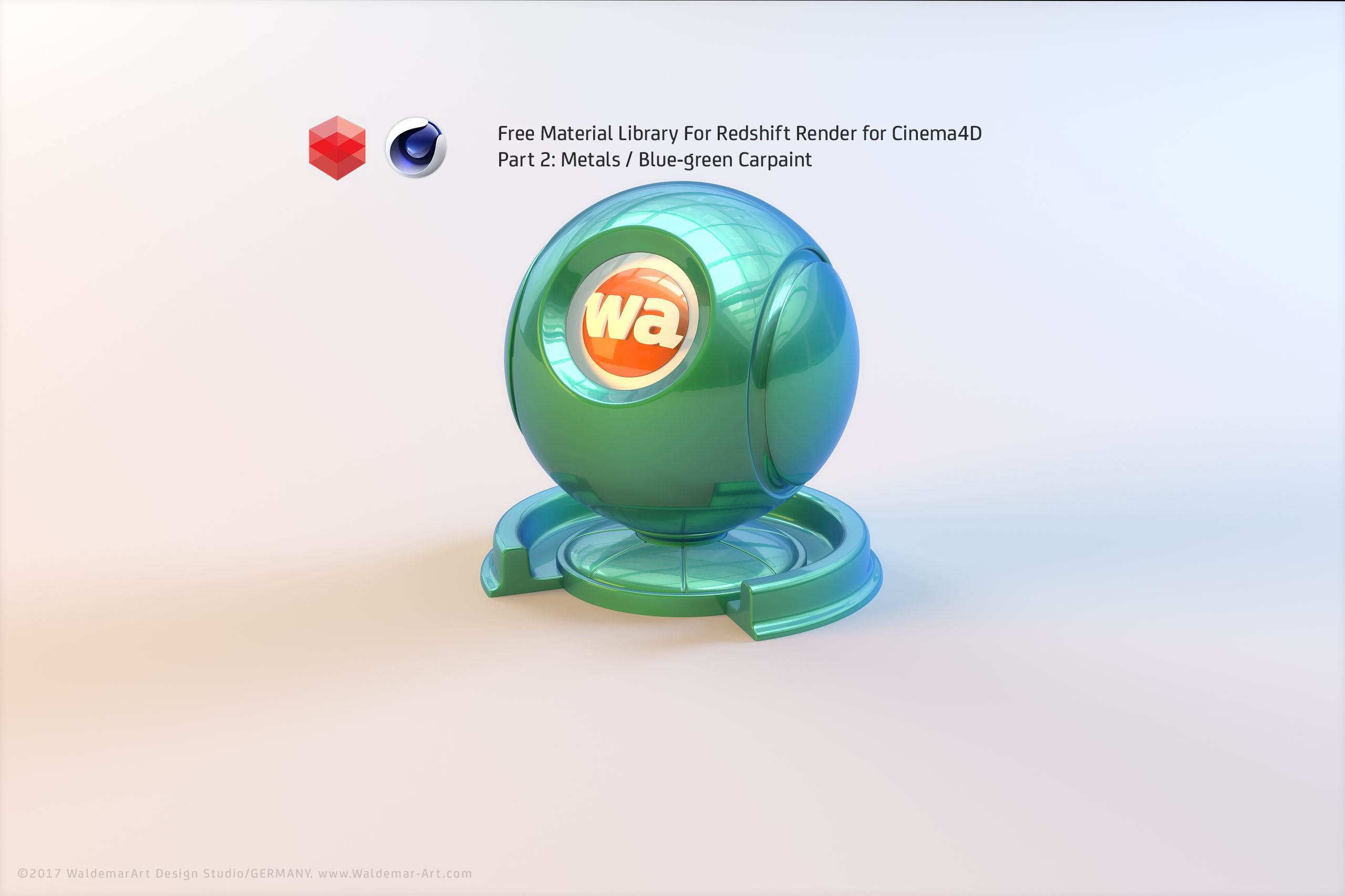 Free Redshift Material Pack/Library for Cinema 4D - Part 2 - Metals