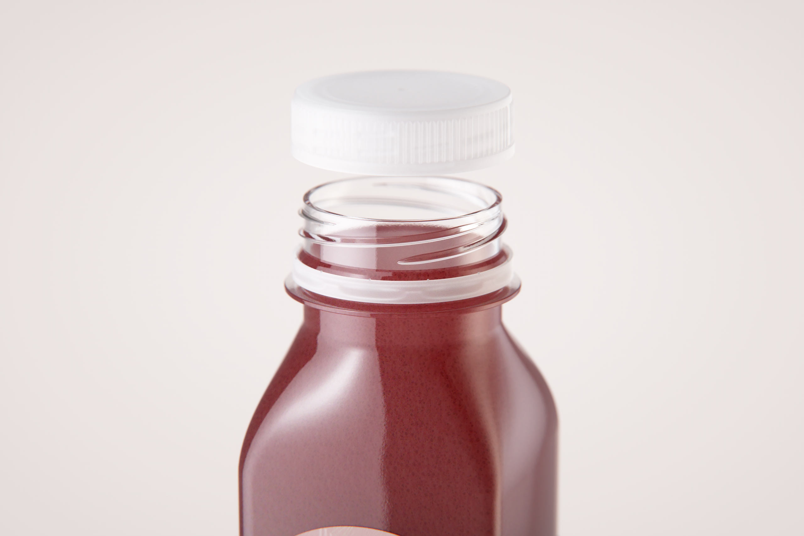 Smoothie Plastic Bottle 300ml packaging 3d model